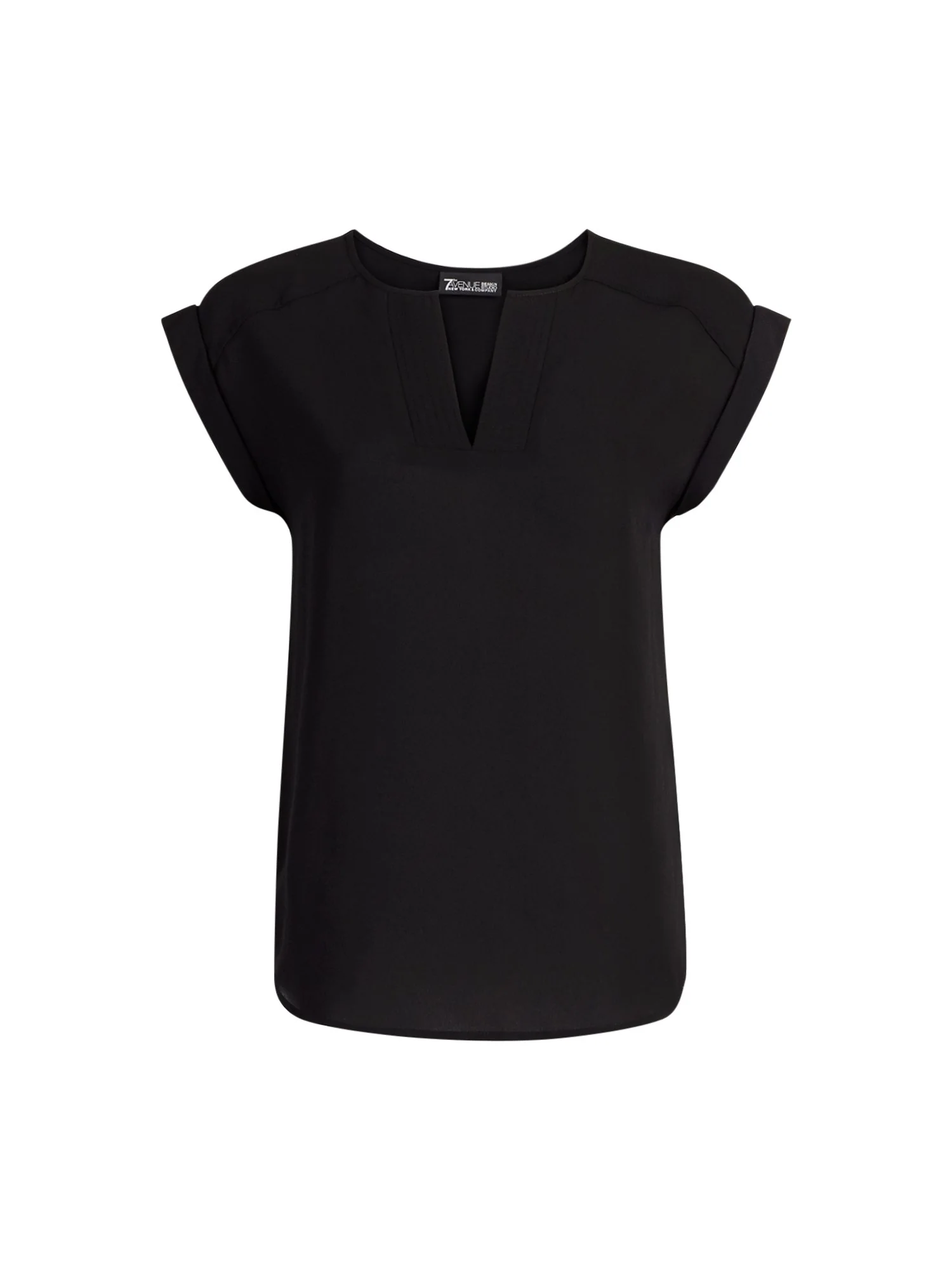 Split-Neck Top - 7th Avenue