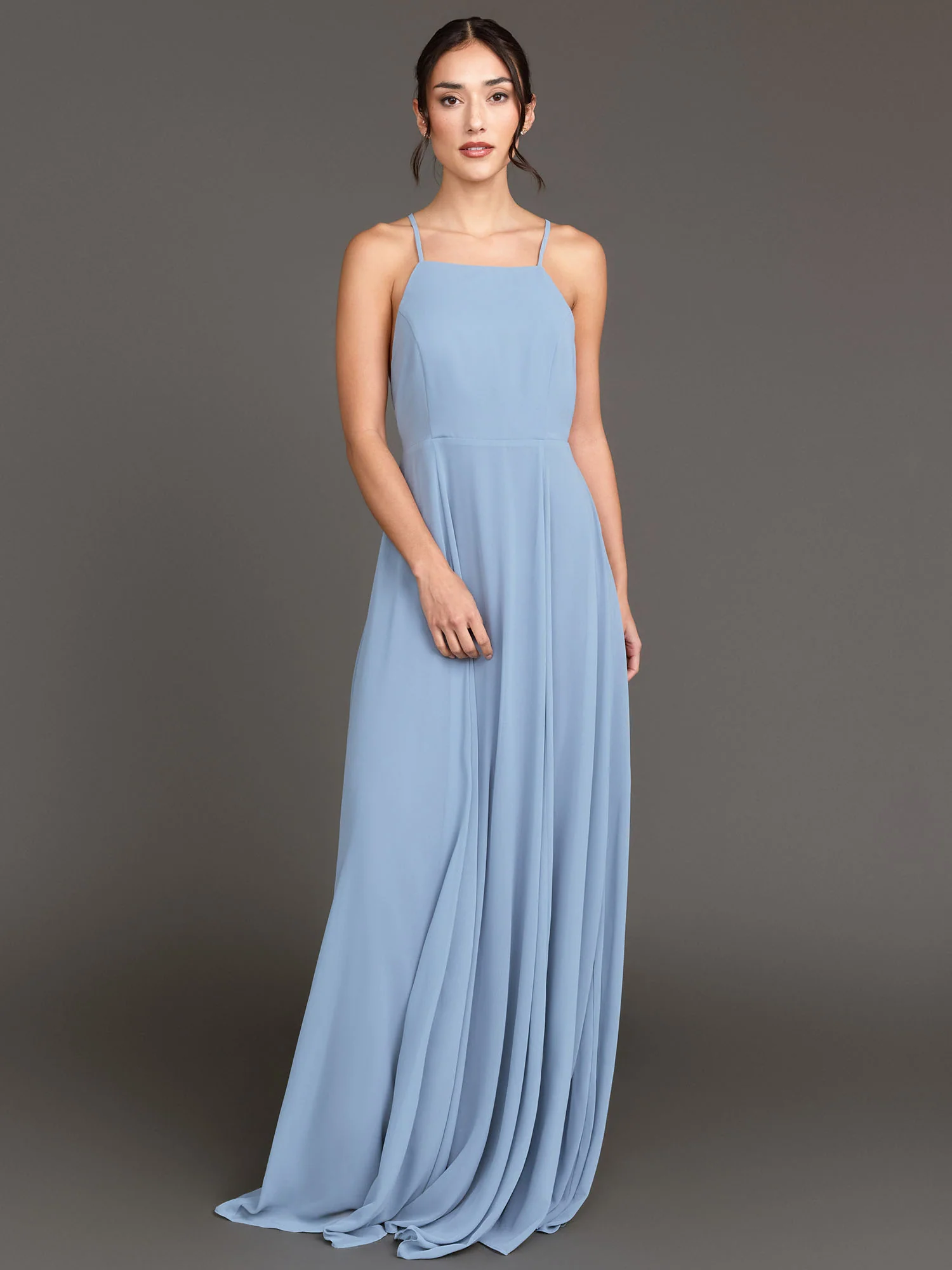 Square Neck Criss-Cross Back Maxi Dress - Sugarlips