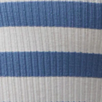 Short Sleeve Boat Neck Ribbed T-Shirt - Image 8