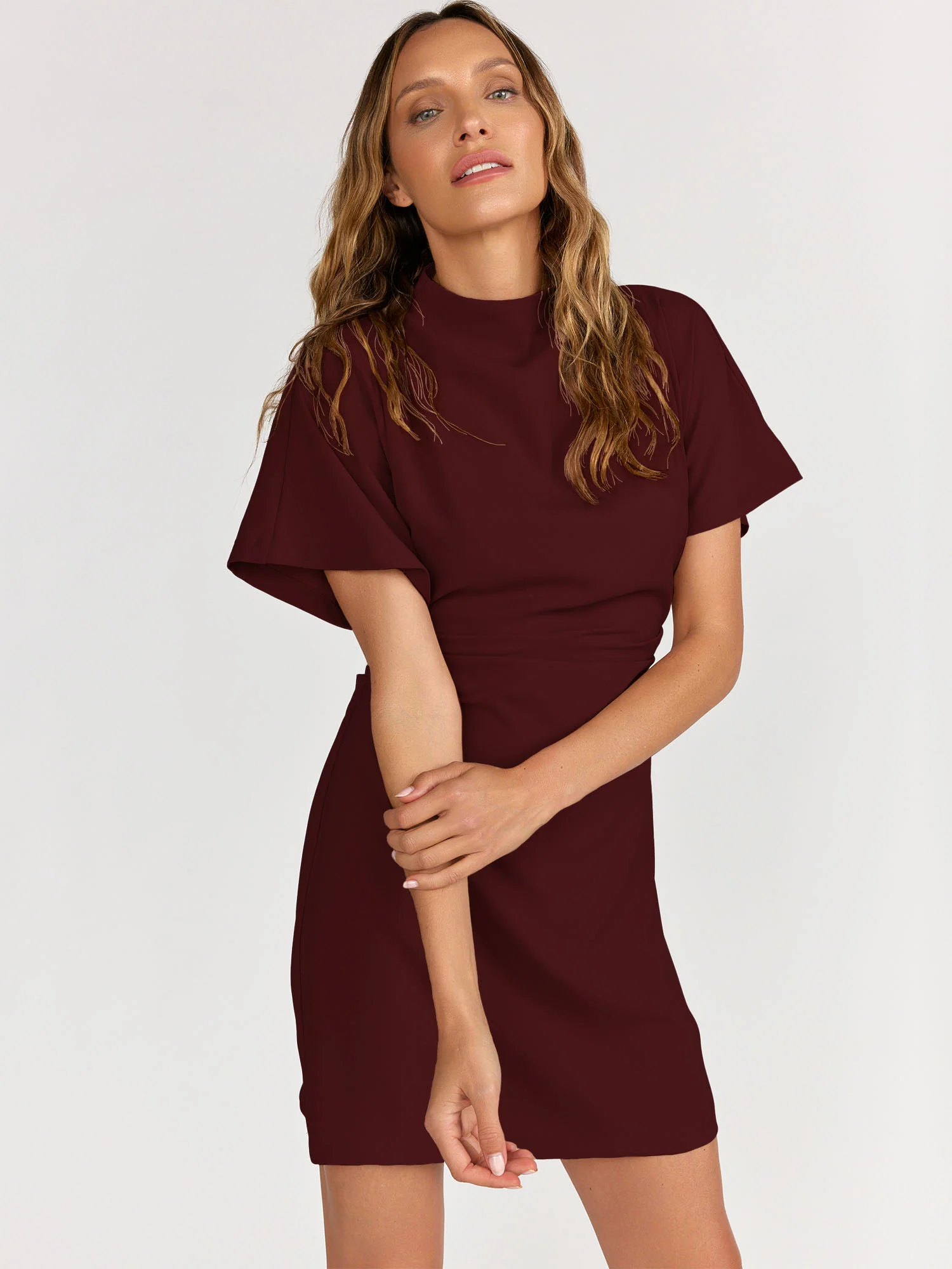 Lena Side Ruched Sheath Dress - Brands We Love
