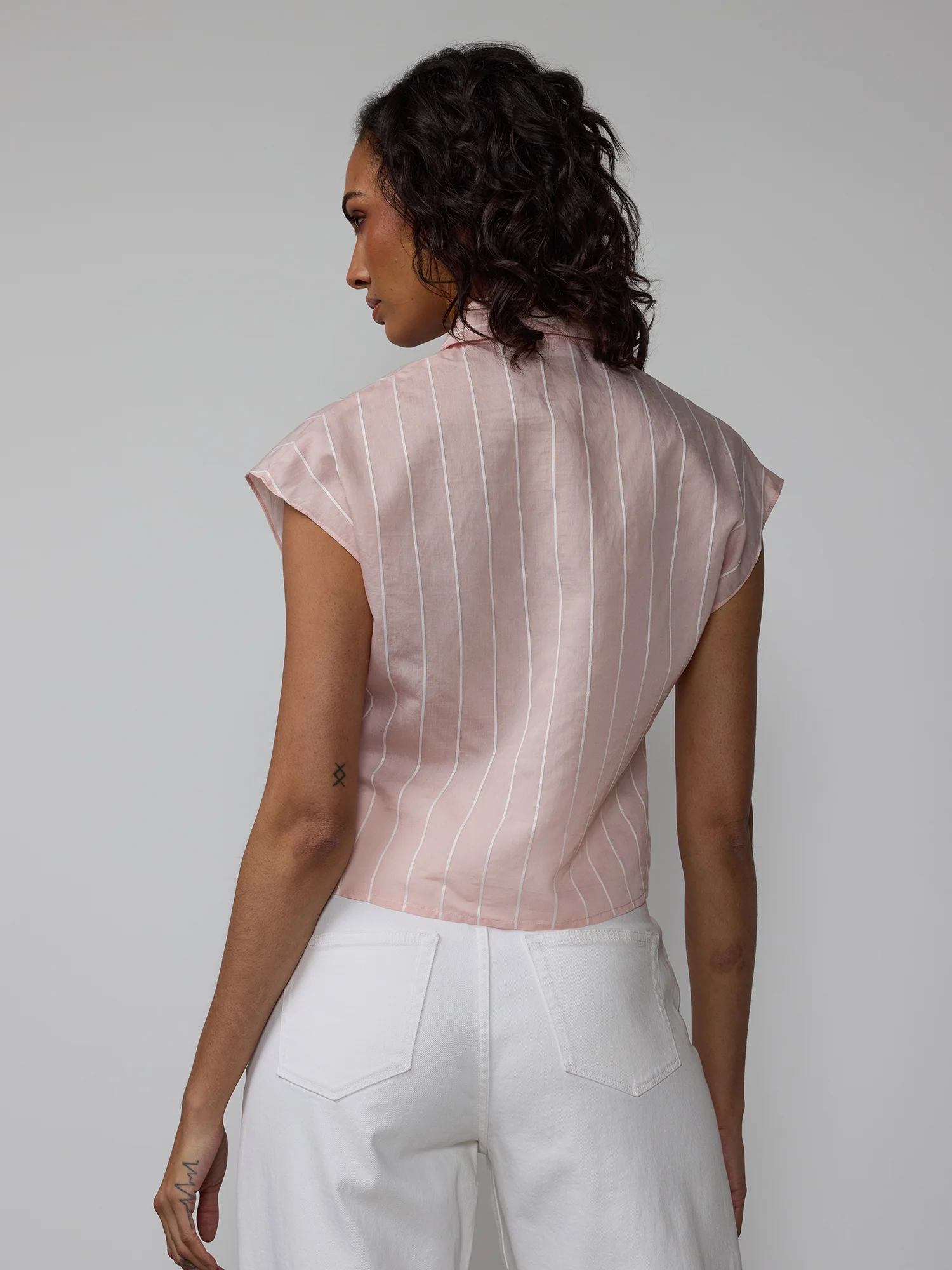 Striped Button Down Shirt - Image 11