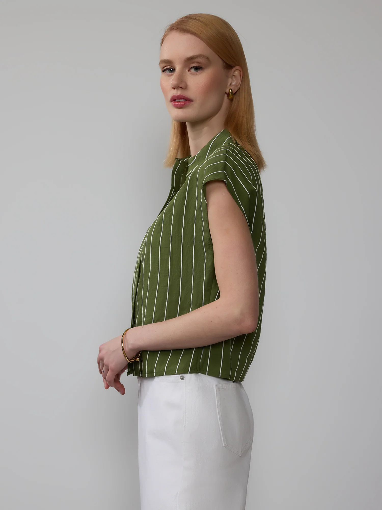 Striped Button Down Shirt - Image 6