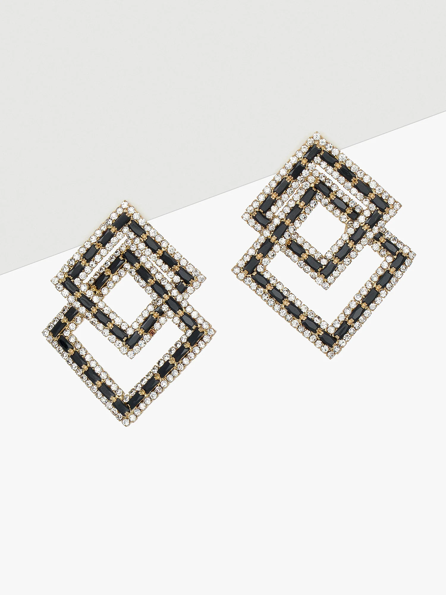 Statement Diamond Earrings - Image 2