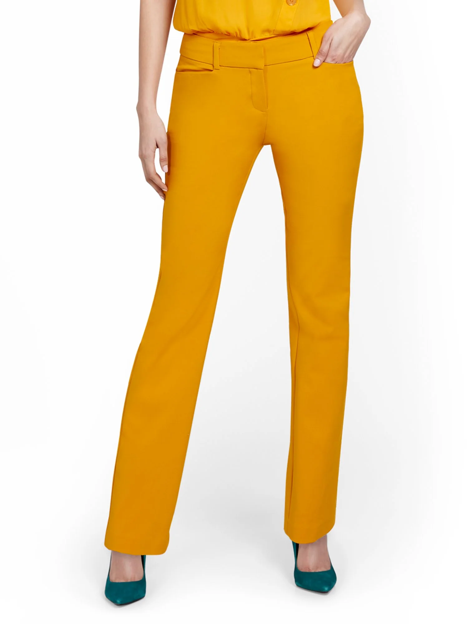 Straight-Leg Pant - All-Season Stretch - 7th Avenue - Image 21
