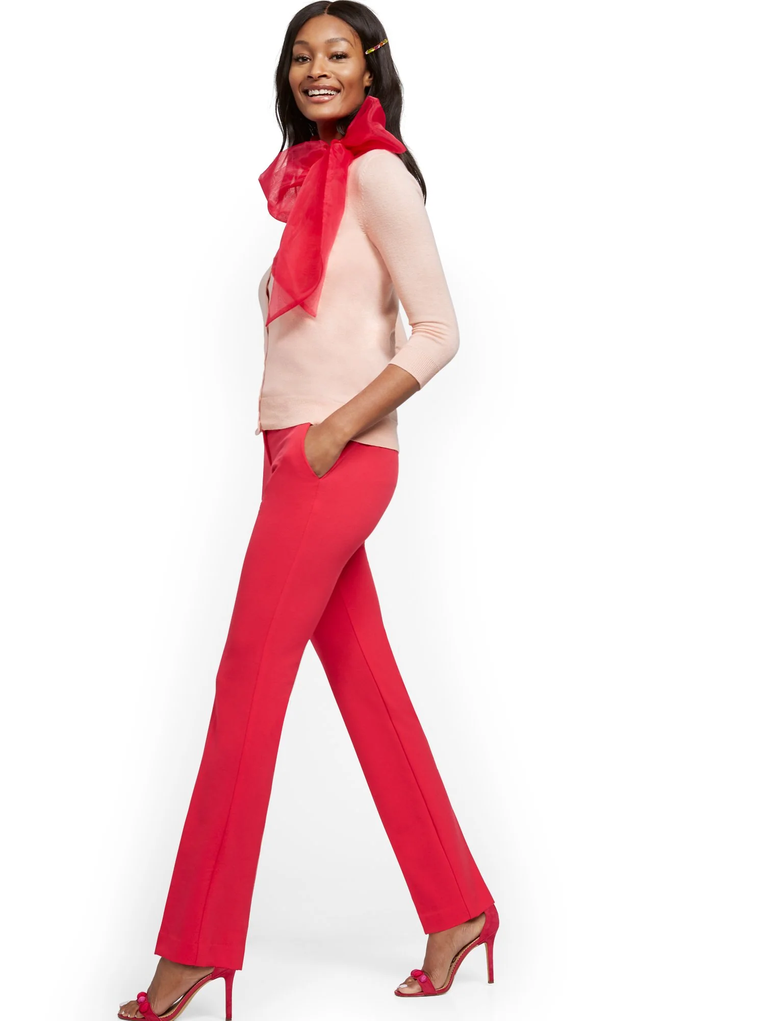 Straight-Leg Pant - Double Stretch - 7th Avenue - Image 17