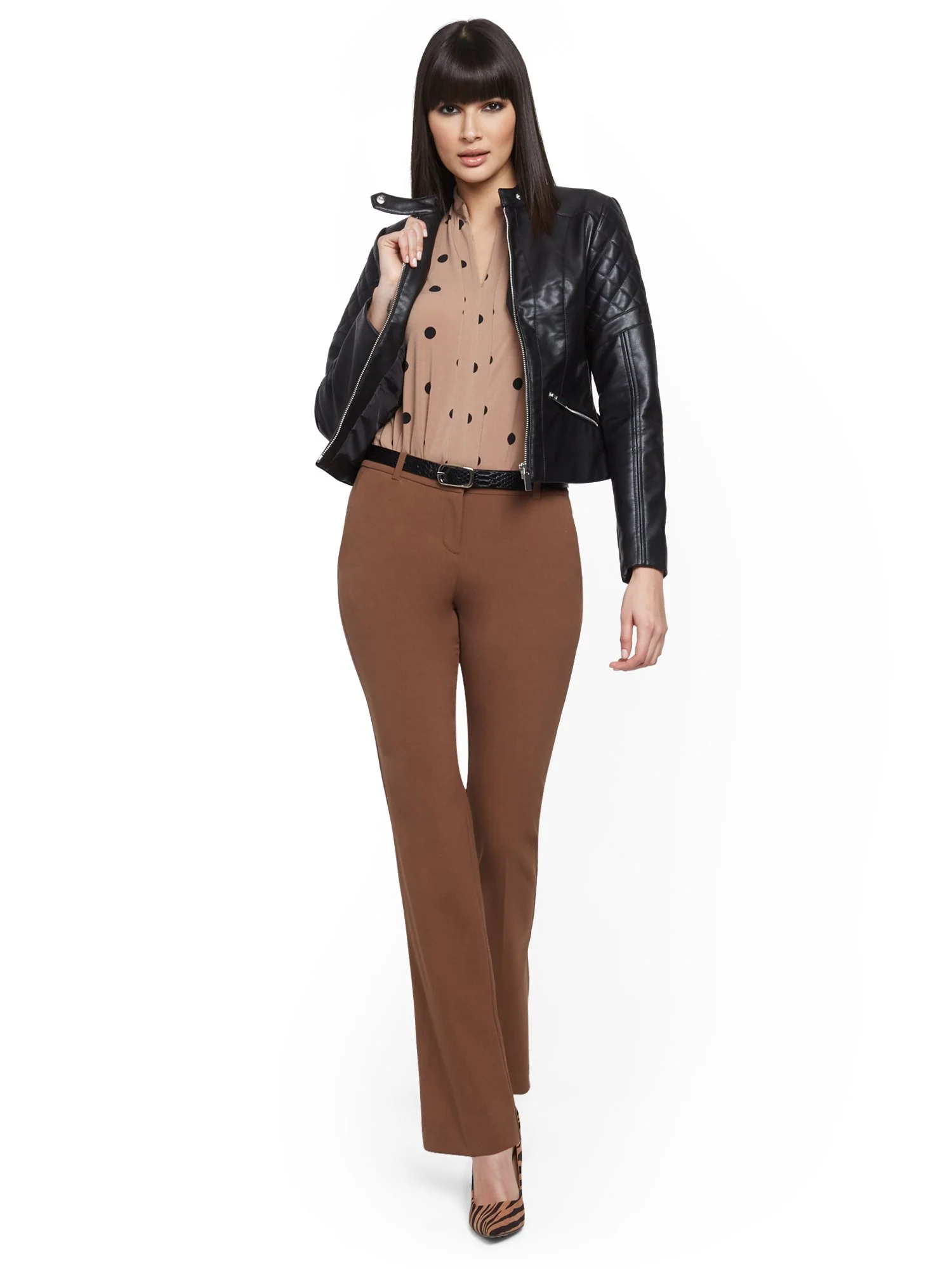Straight-Leg Pant - Double Stretch - 7th Avenue - Image 42