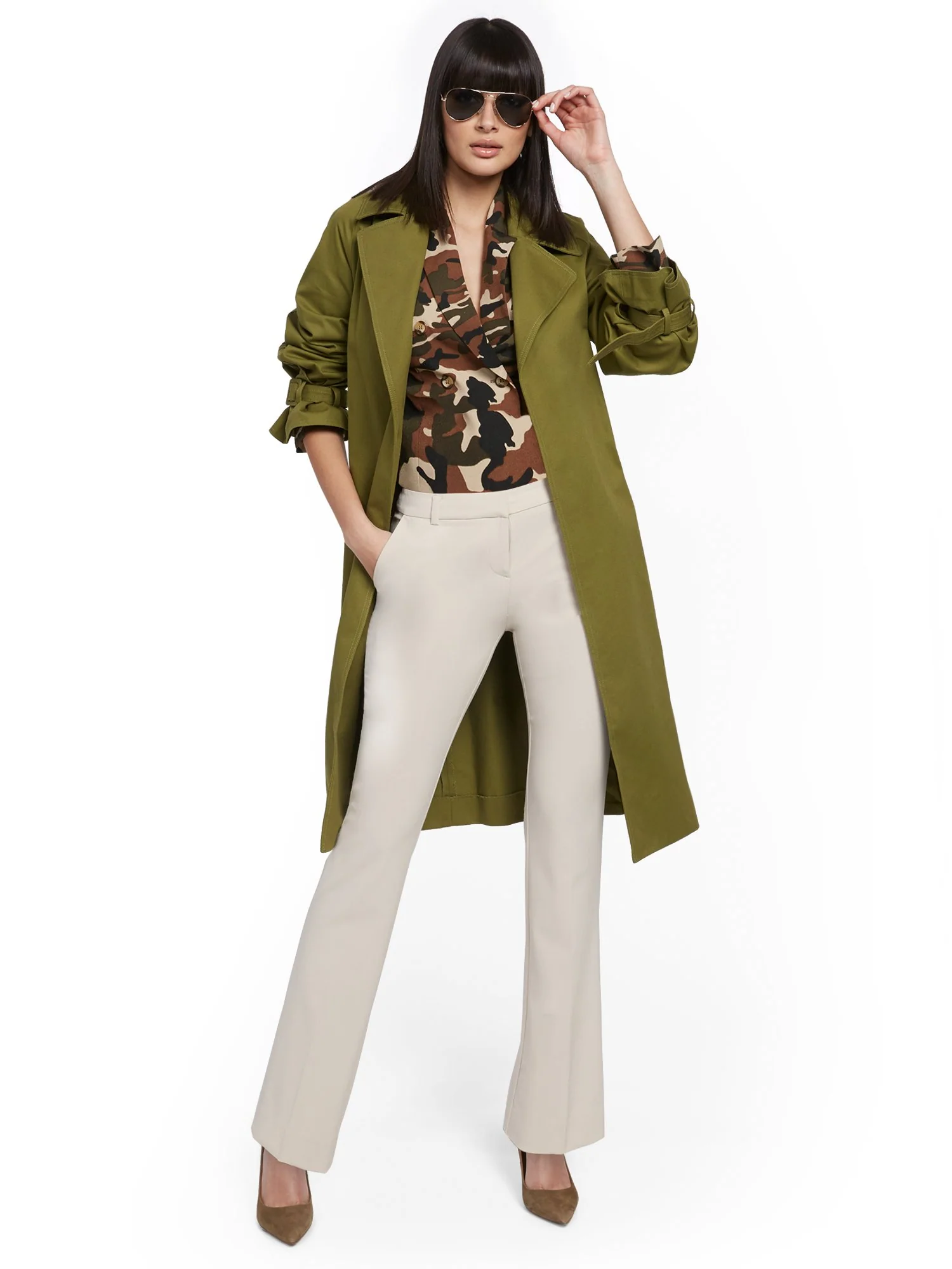 Straight-Leg Pant - Double Stretch - 7th Avenue - Image 8