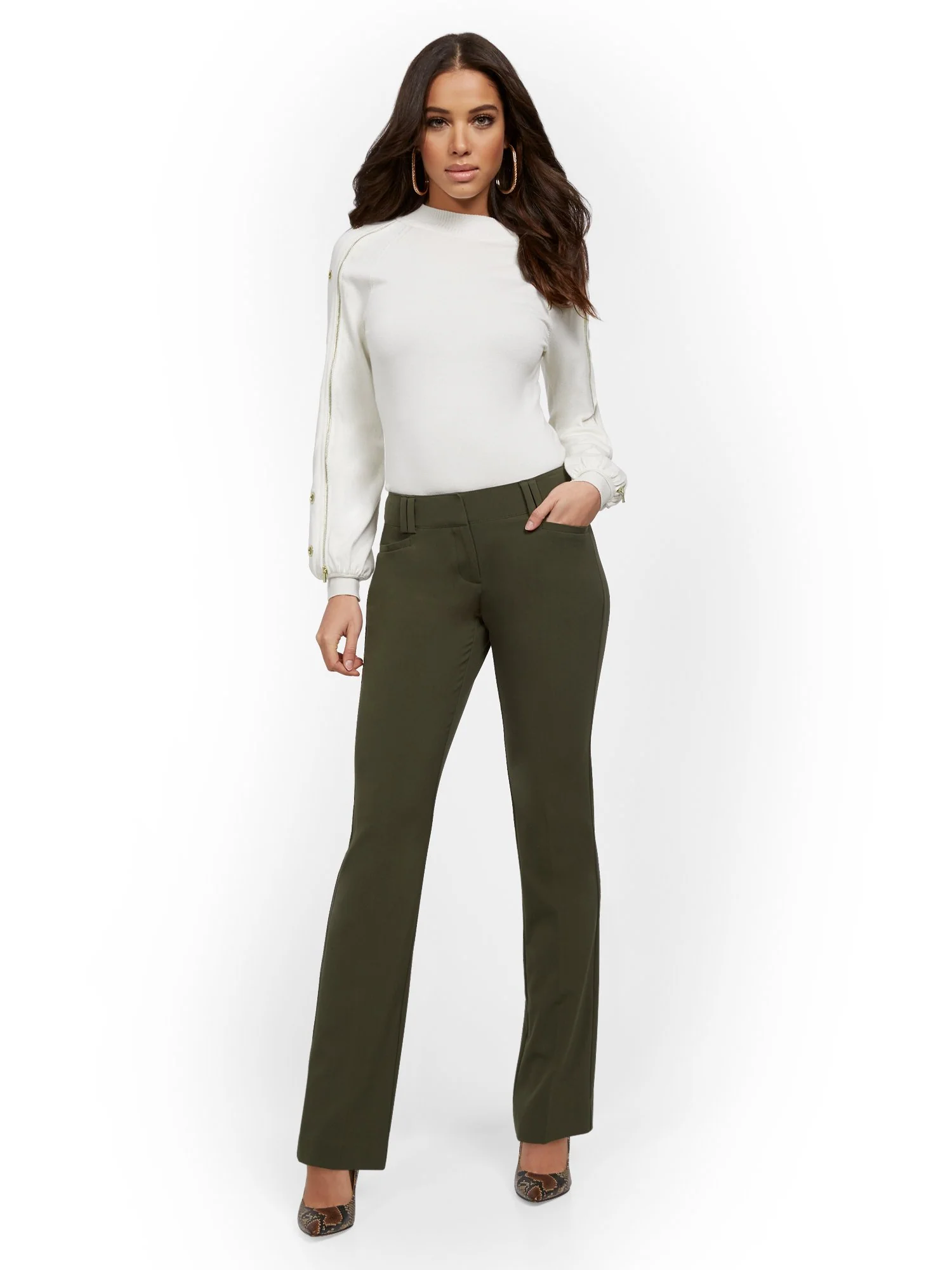 Straight-Leg Pant - Signature Fit - Double Stretch - Image 12