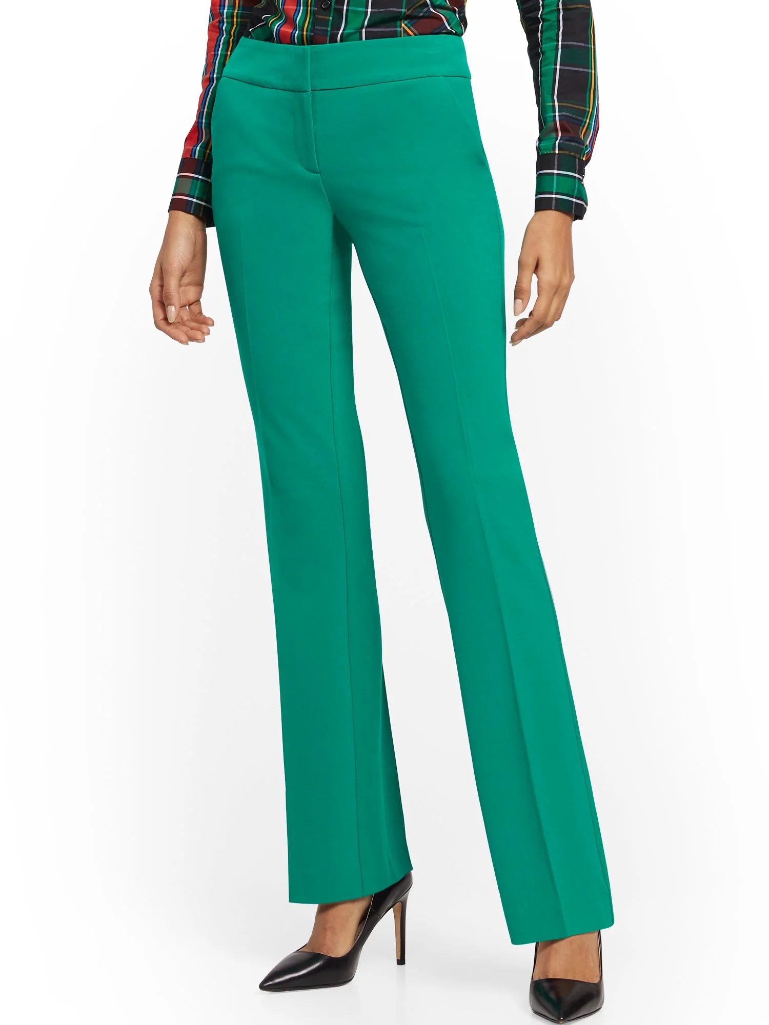 Straight-Leg Pant - Signature Fit - Double Stretch - 7th Avenue - Image 13