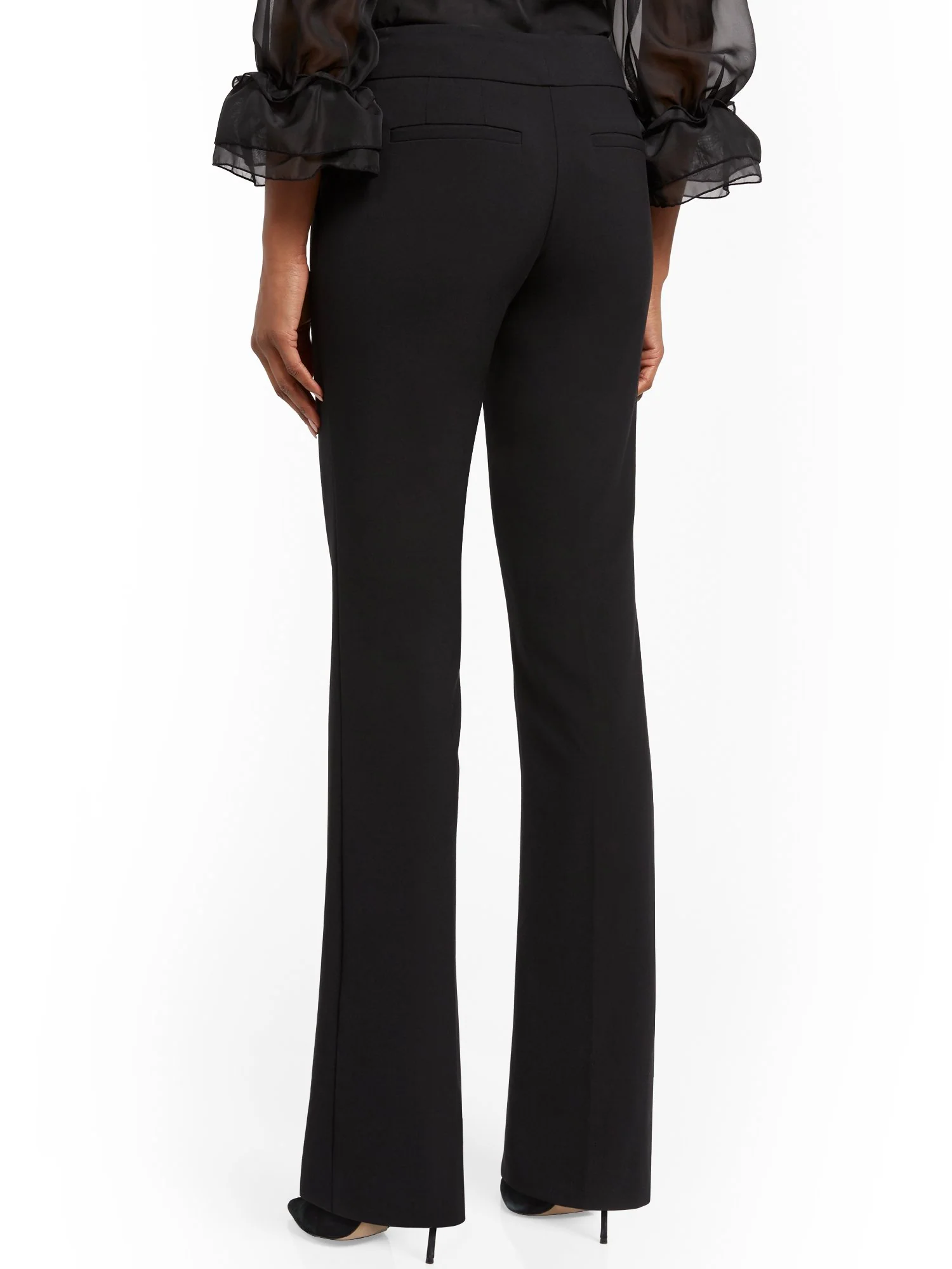 Straight-Leg Pant - Signature Fit - Double Stretch - 7th Avenue - Image 3