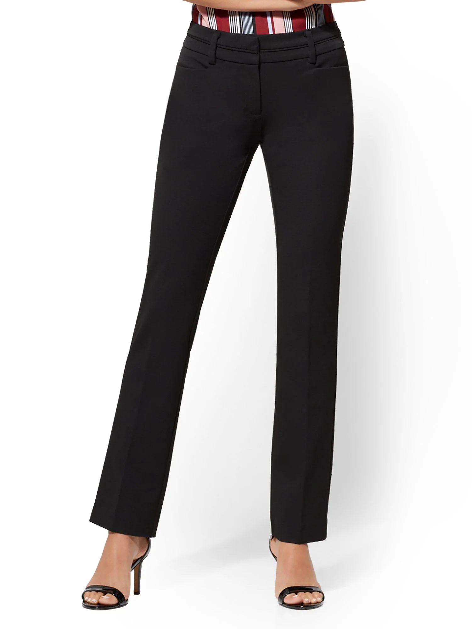 Straight-Leg Pant - Signature Fit - Superstretch - 7th Avenue