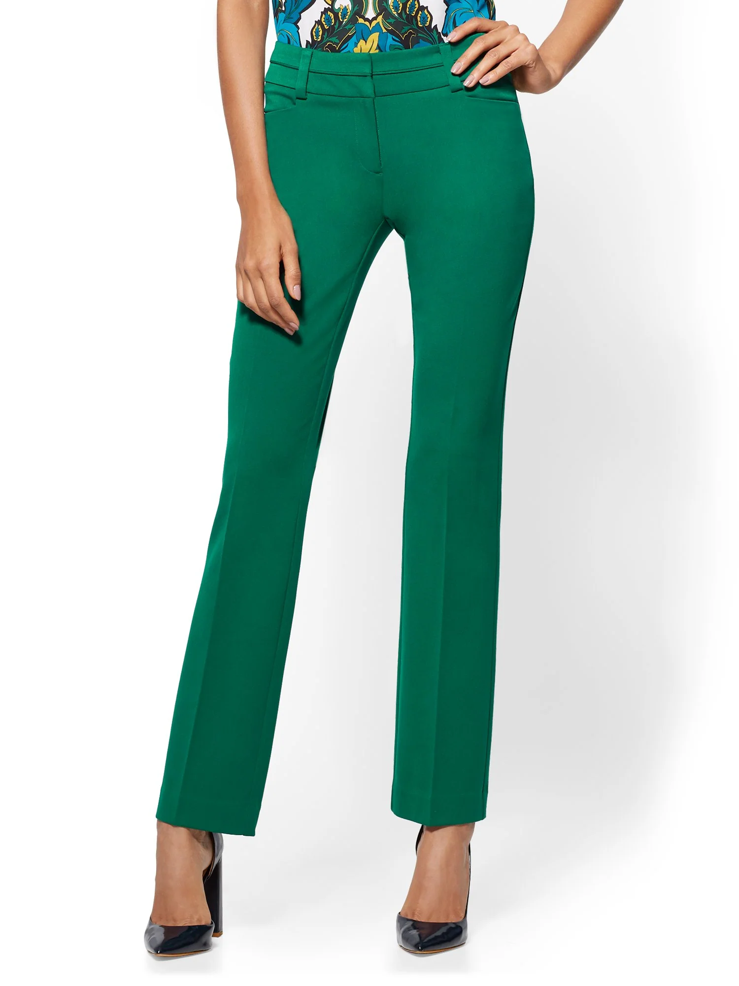 Straight-Leg Pant - Signature Fit - Superstretch - 7th Avenue - Image 20