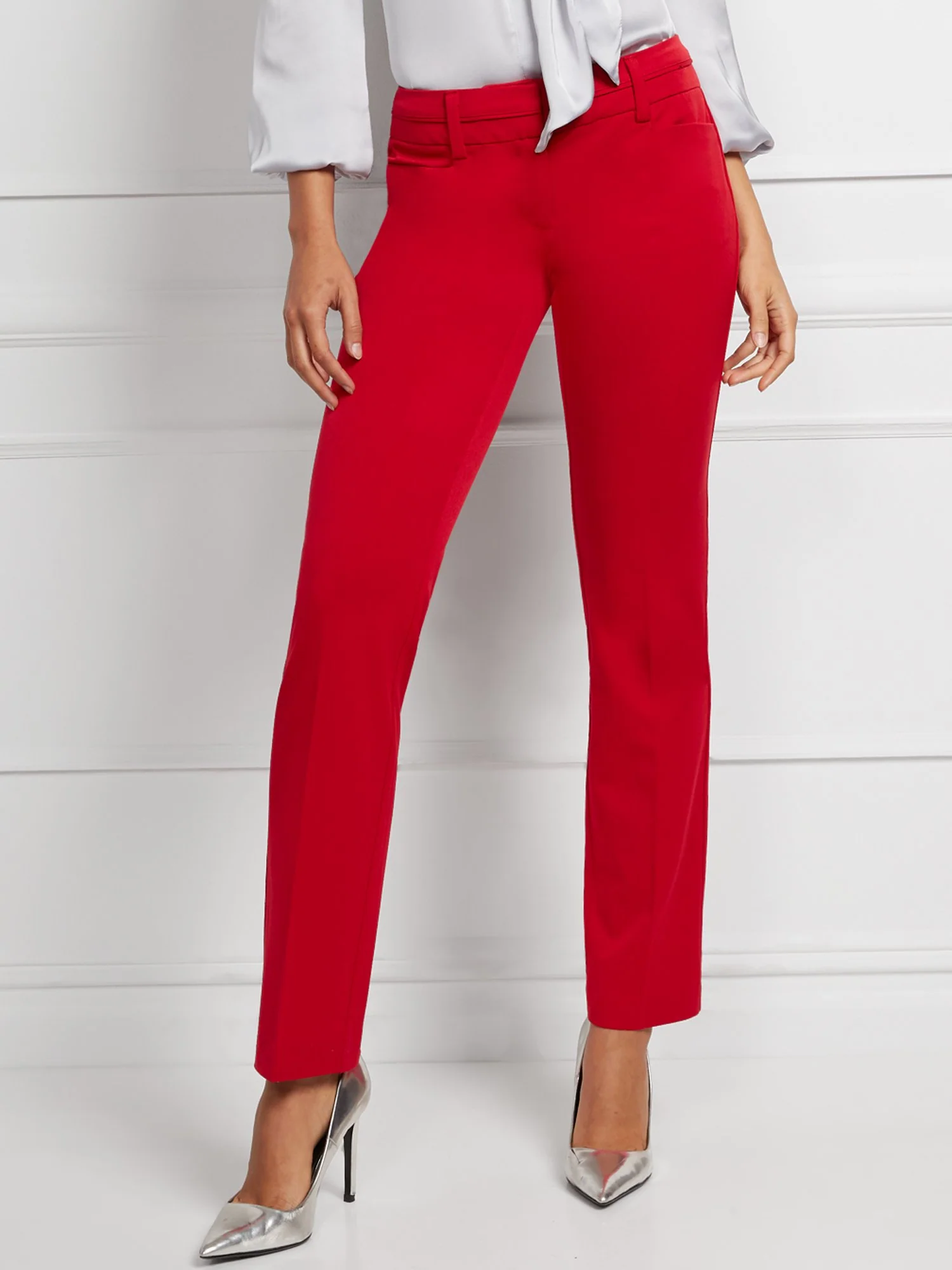 Straight-Leg Pant - Signature Fit - Superstretch - 7th Avenue - Image 23