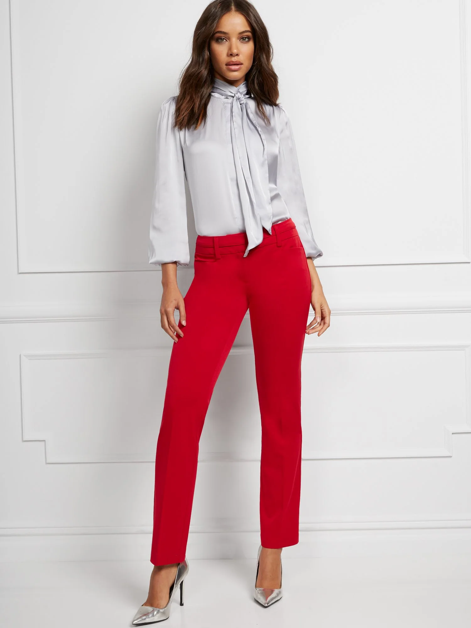 Straight-Leg Pant - Signature Fit - Superstretch - 7th Avenue - Image 26