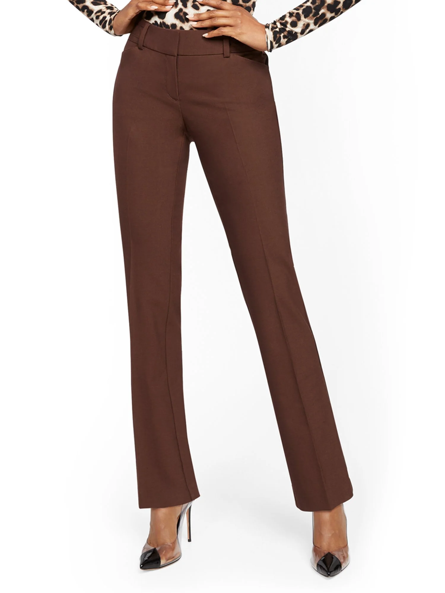 Straight-Leg Pant - Signature Fit - Superstretch - 7th Avenue