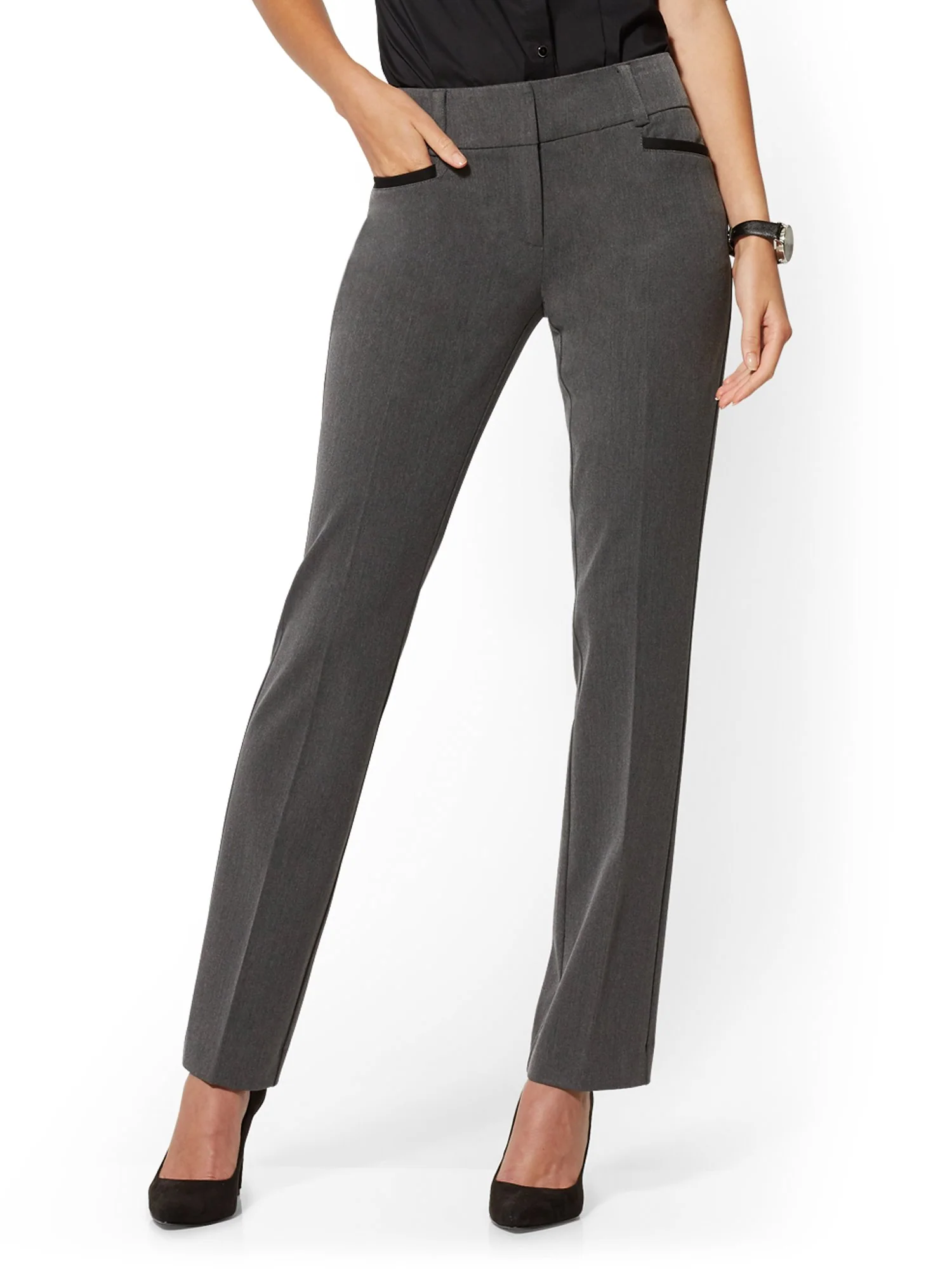 Straight-Leg Pant - Signature - Superstretch - 7th Avenue - Image 2