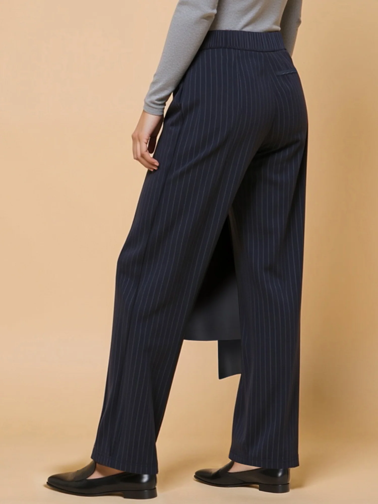 Striped Straight Pants - Image 10
