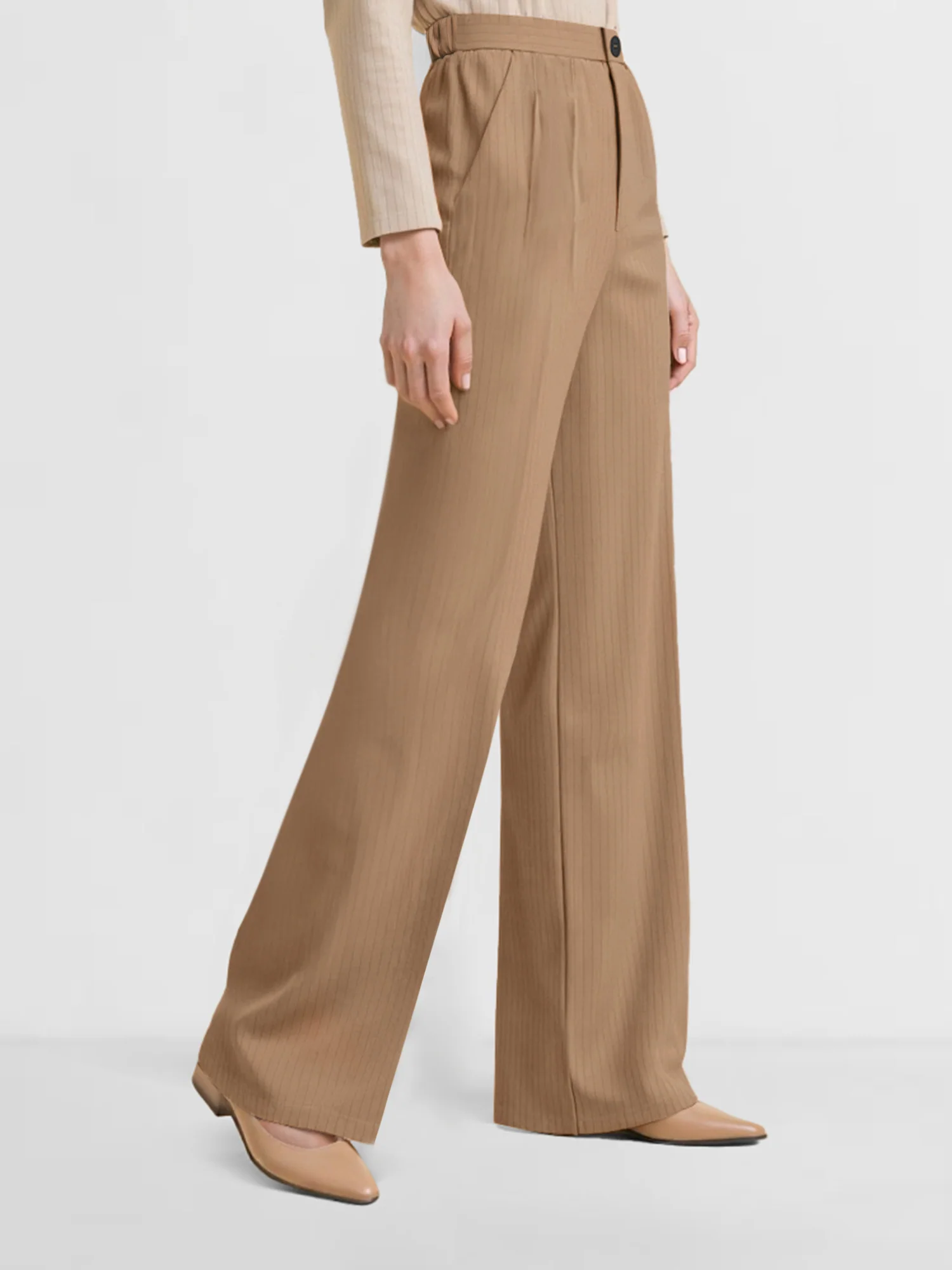 Striped Straight Pants - Image 14
