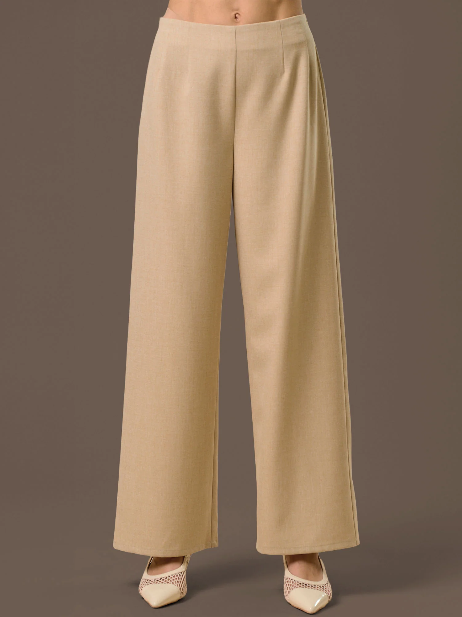 Straight Leg Pants With Back Zipper - Image 7