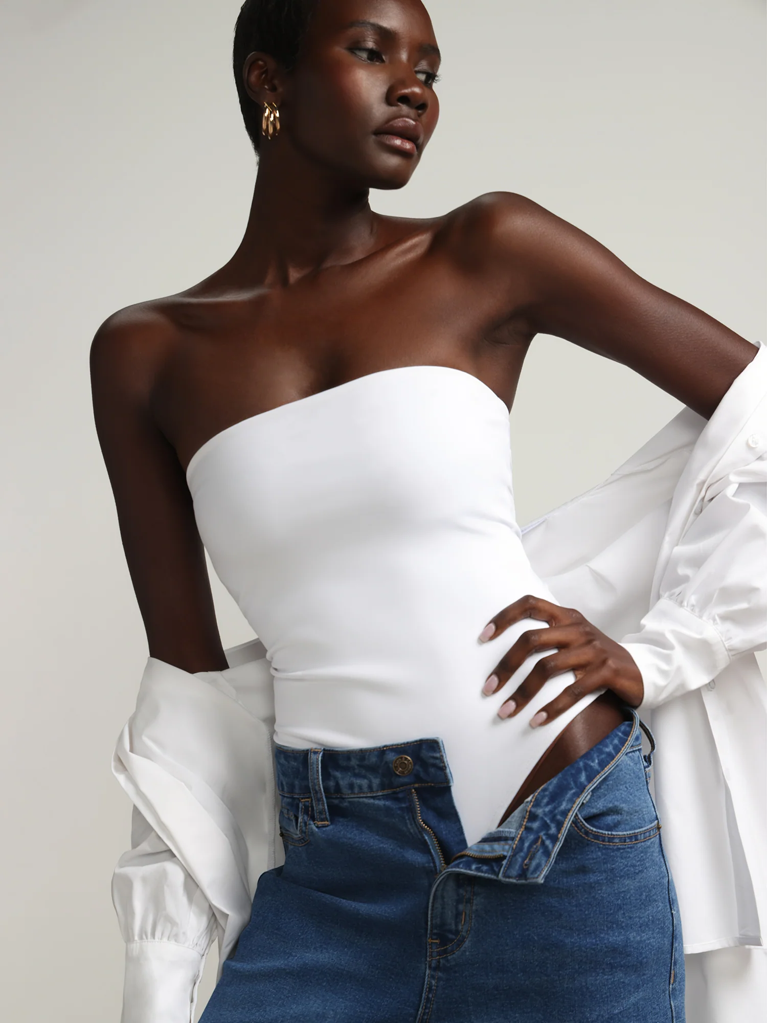 Strapless Bodysuit - Contour Knits - Image 5