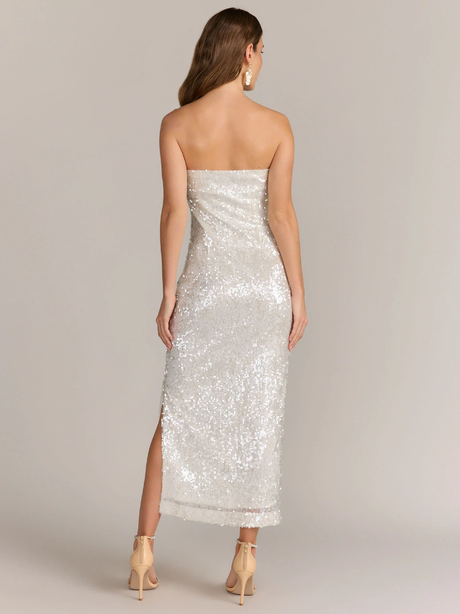 Endless Rose Strapless Clear Sequin Dress - Brands We Love - Image 5