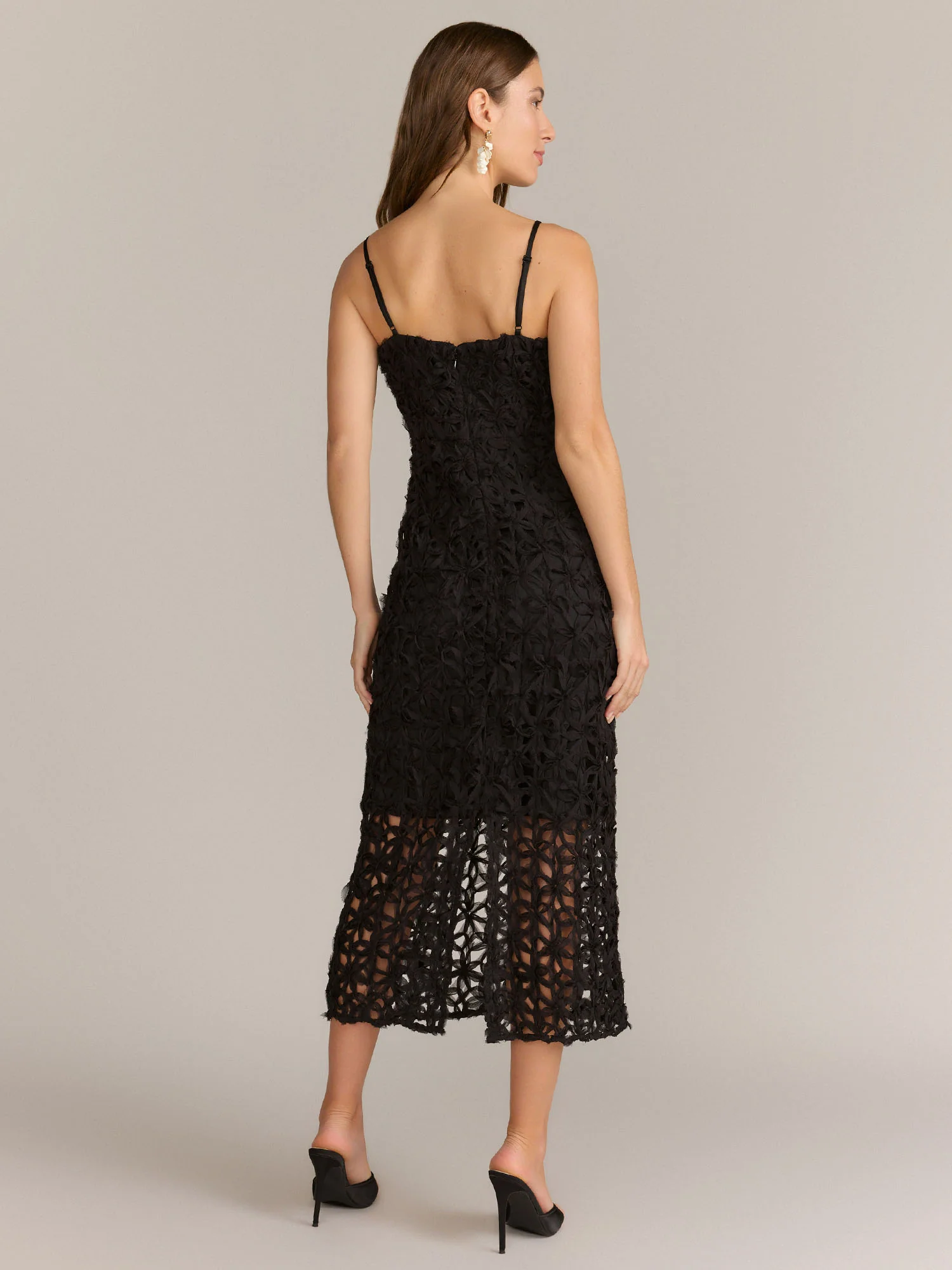 Lena Lattice Lace Shift Dress - Brands We Love - Image 3