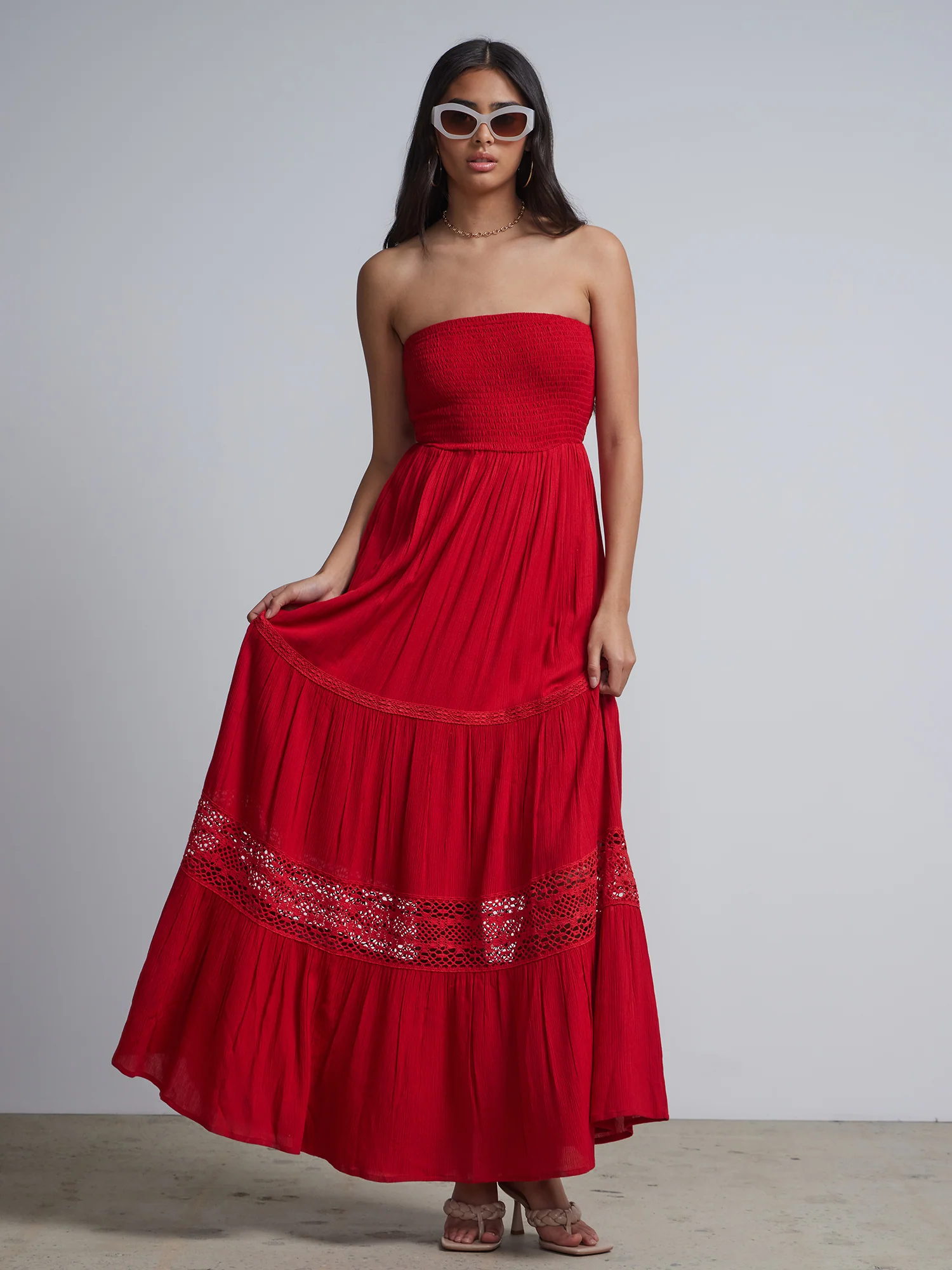 Strapless Maxi Dress