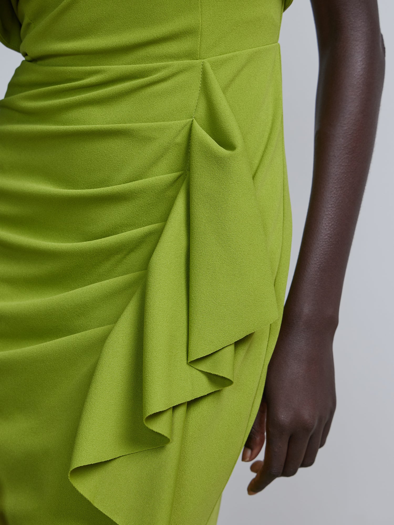 Strapless Ruffle Detail Gown - Image 4
