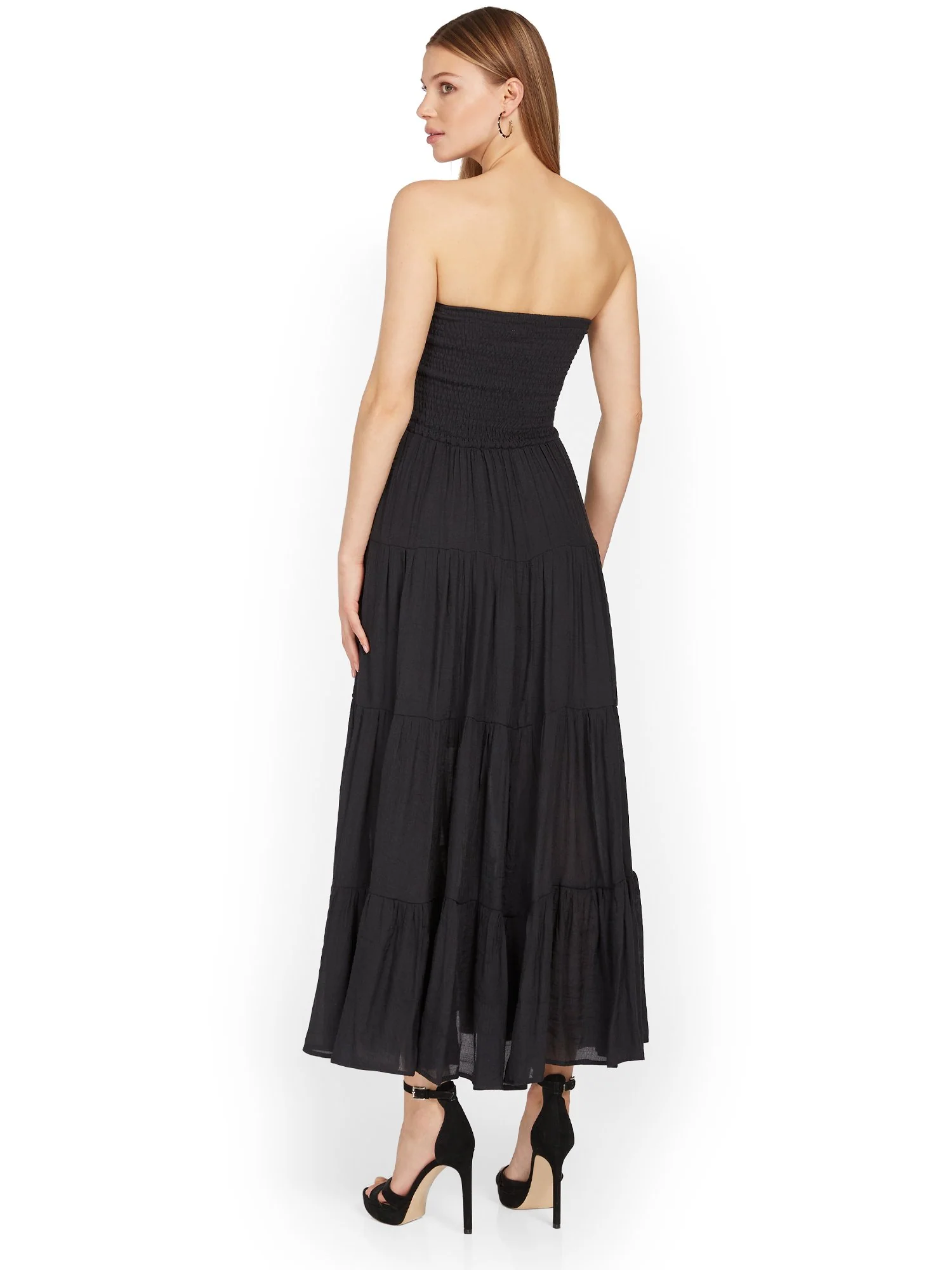 Hyfve Strapless Tiered Midi Dress - Brands We Love - Image 3