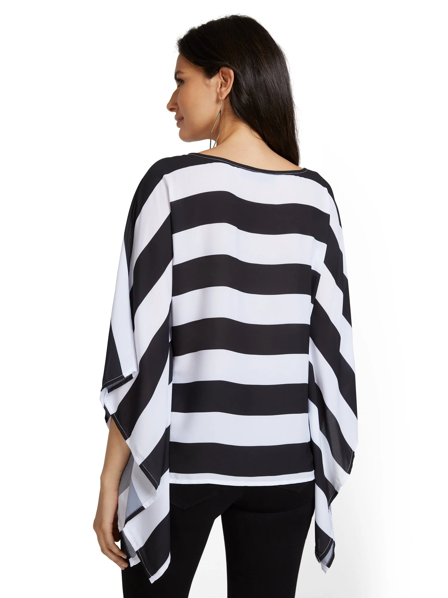 Stripe Caftan Blouse - Image 3