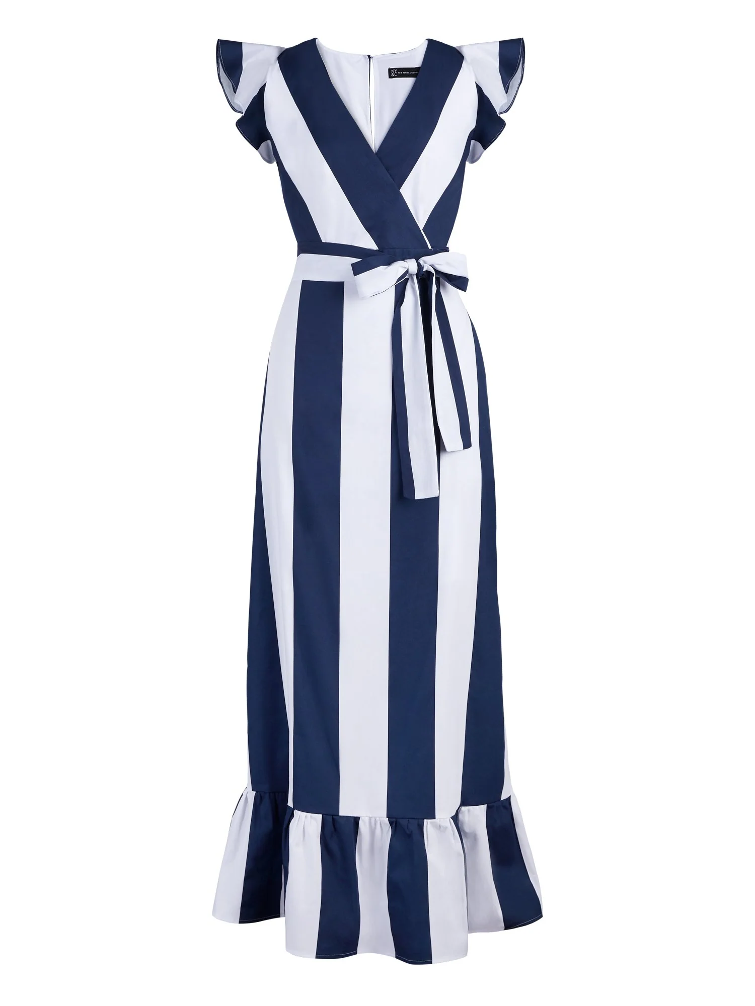 Stripe Flounce Maxi Dress - Image 2