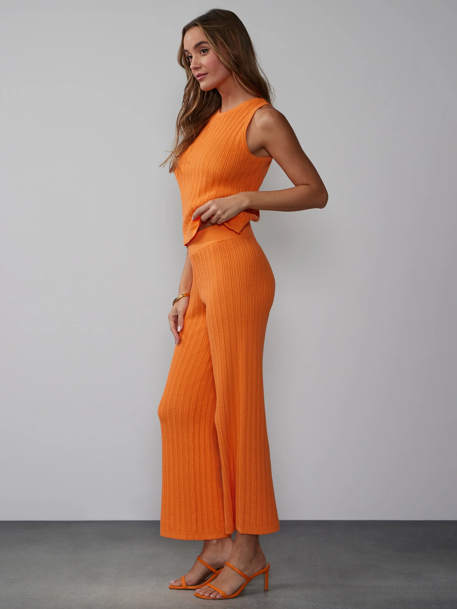 Stripe Knit Straight Leg Pant - Image 2