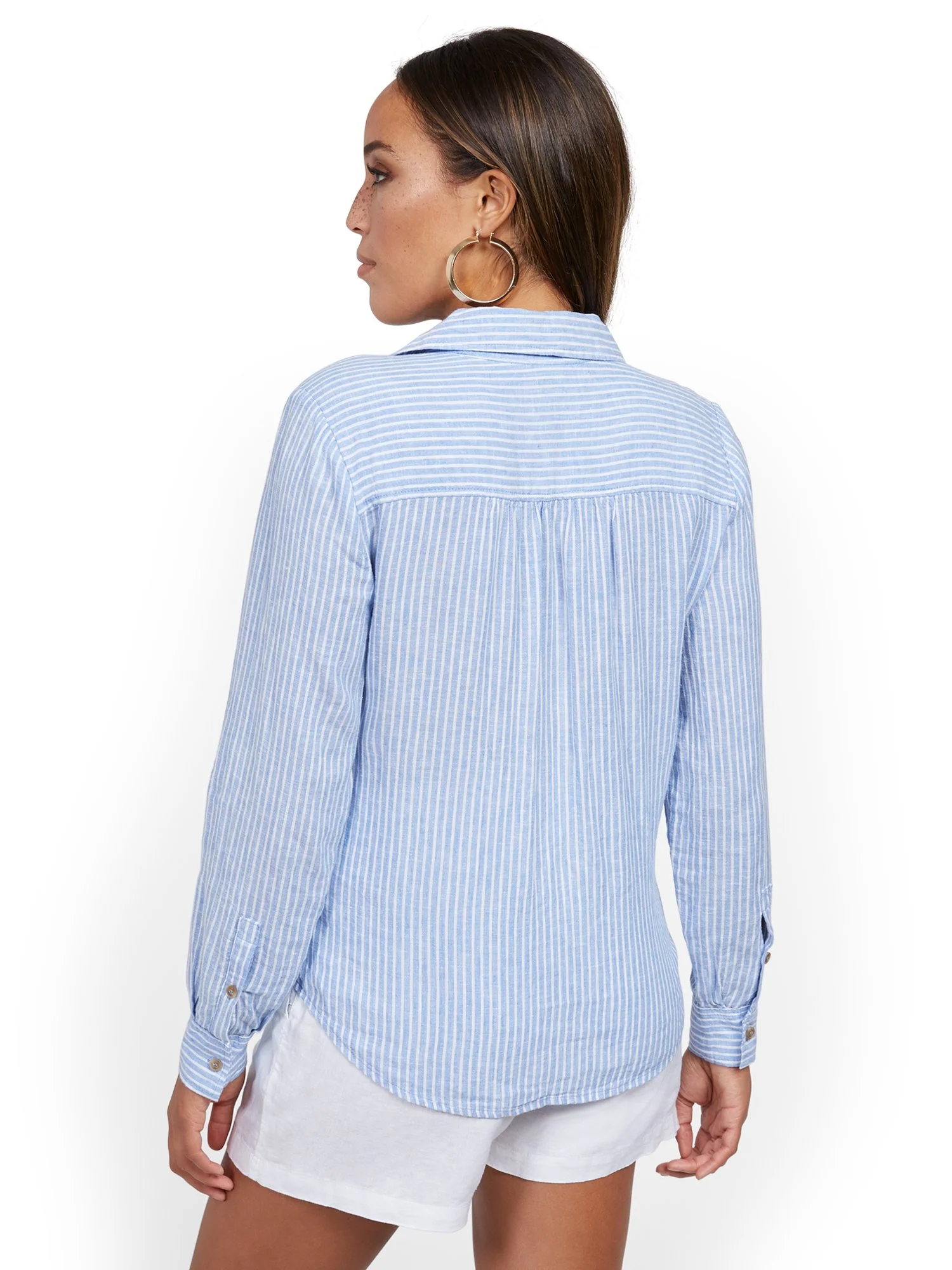 Stripe Linen Shirt - Image 3