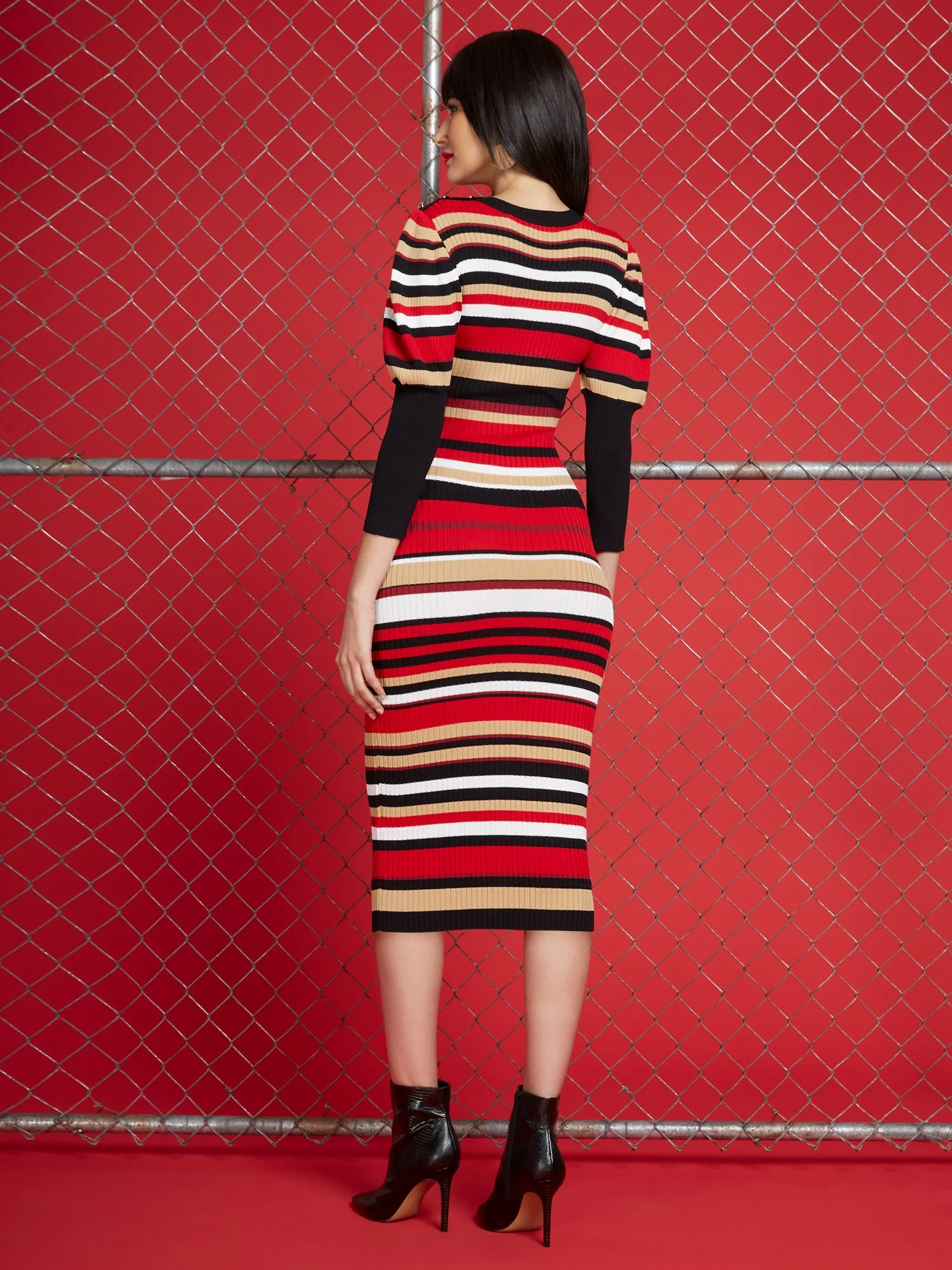Stripe Sweater Dress - Image 3