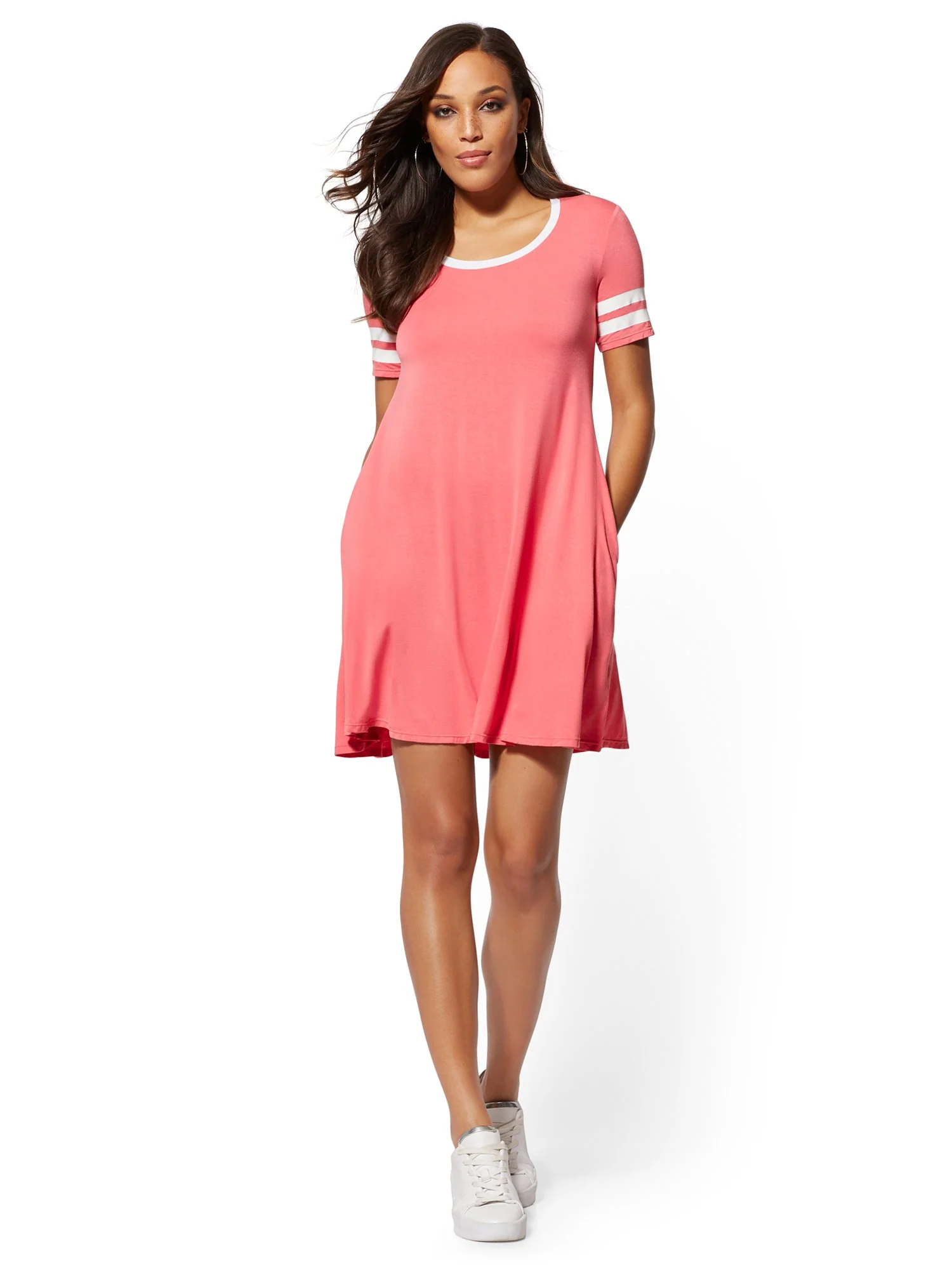 Stripe Swing Dress - Soho Street - Image 3