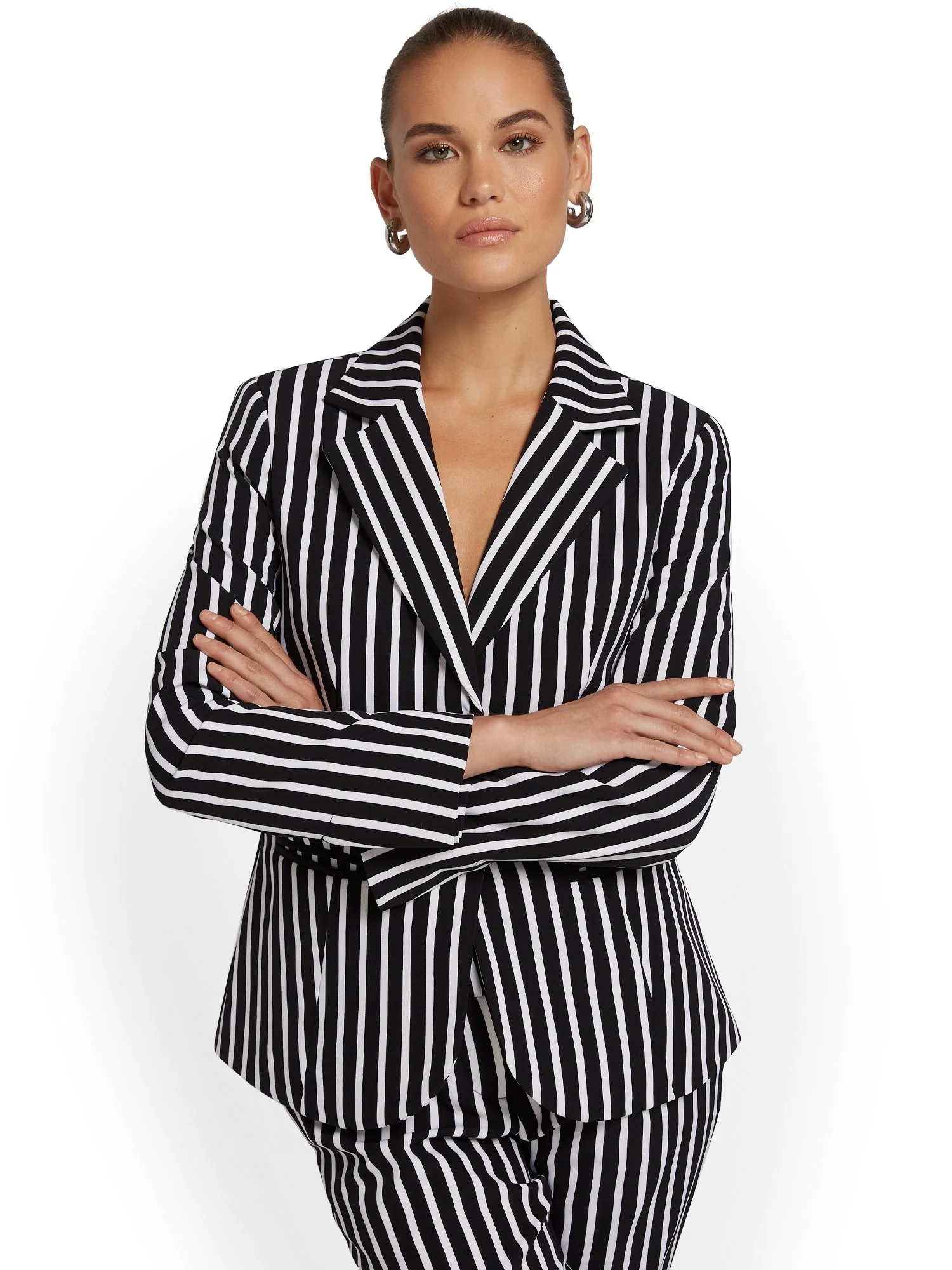 Striped Blazer - Image 4