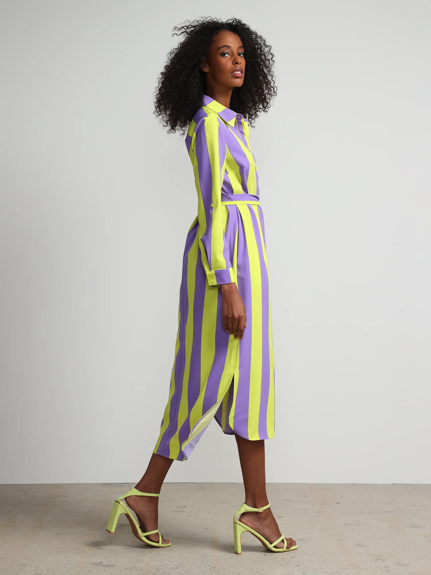 Midi shirt dress - Image 3