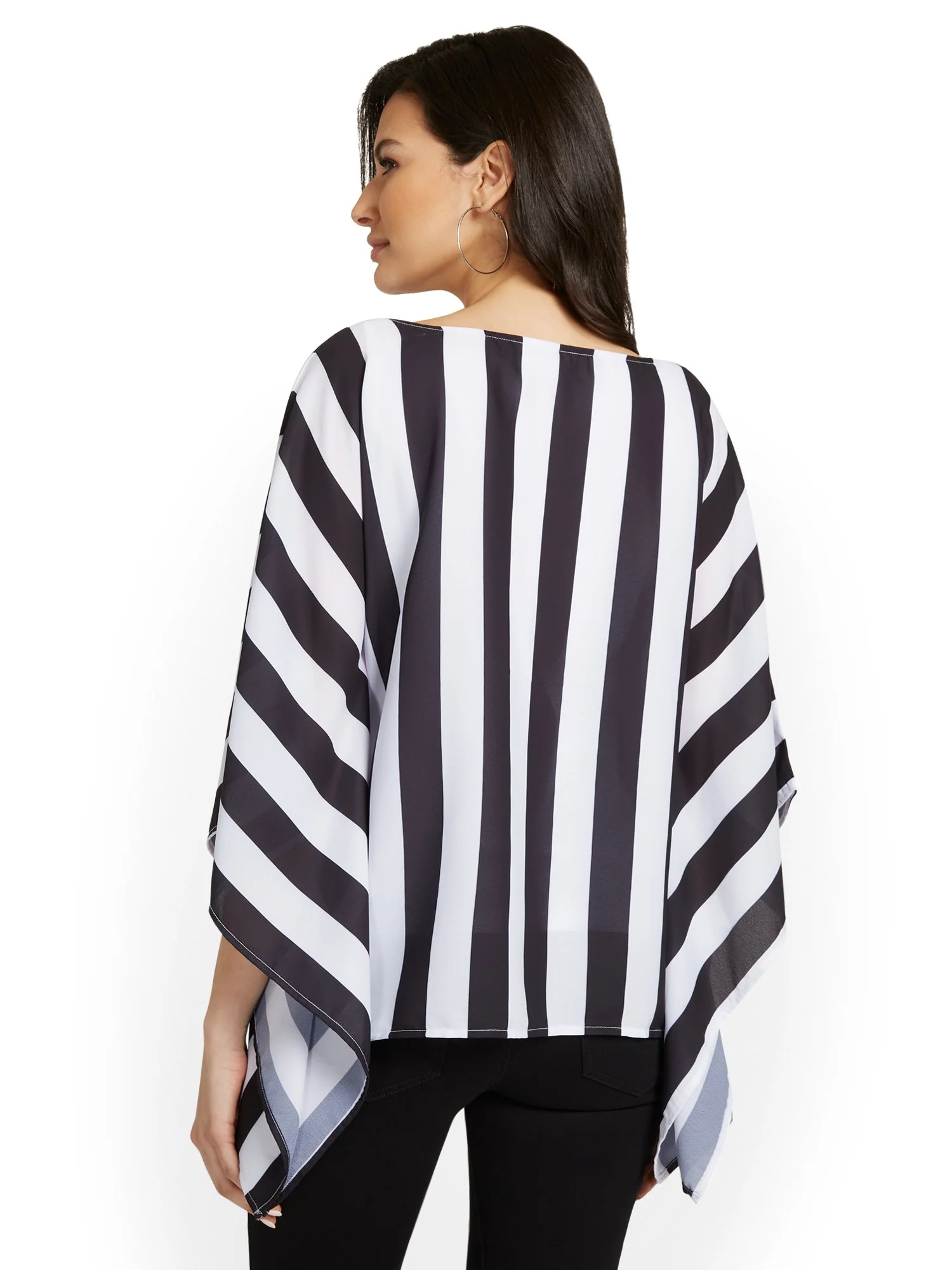 Striped Caftan Blouse - Image 3