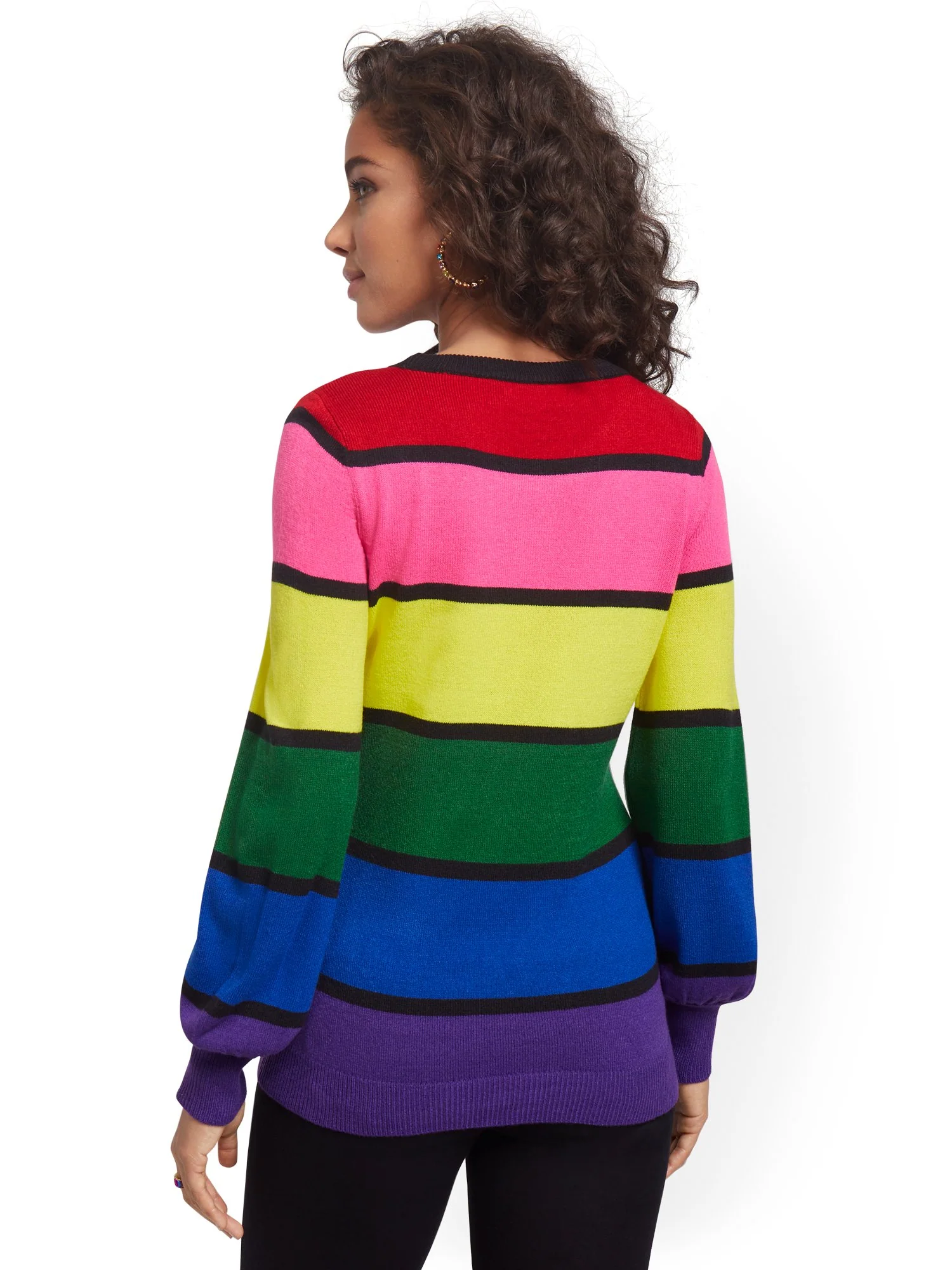 Striped Crewneck Sweater - Image 2