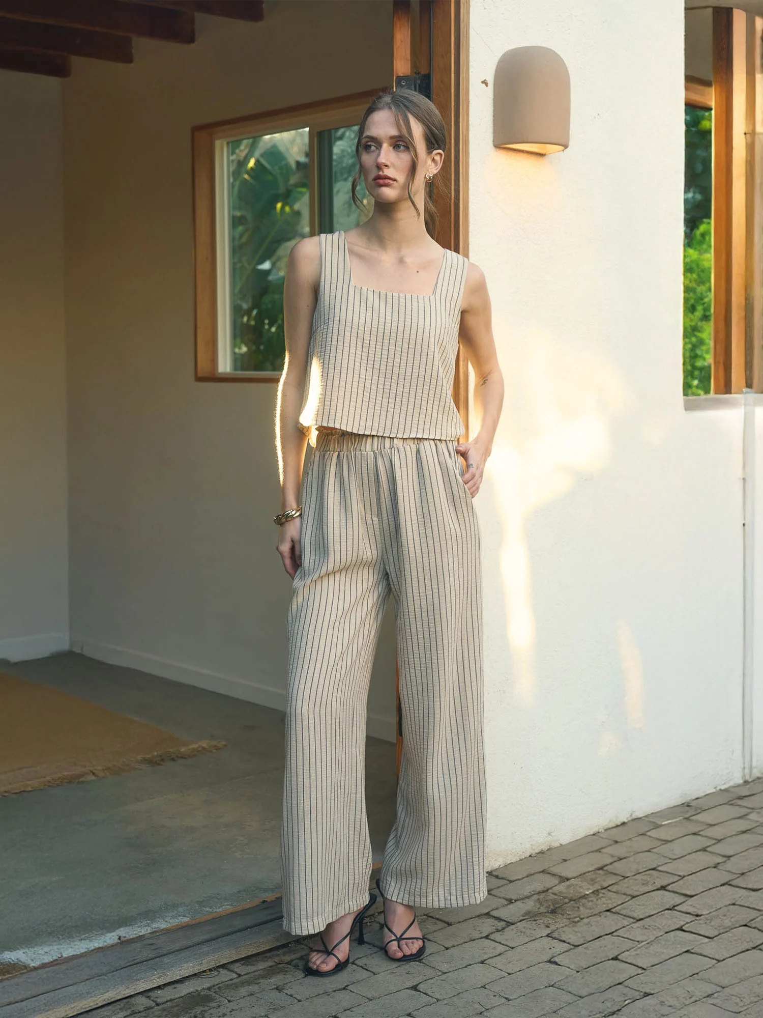 Striped Linen Pant - Image 3