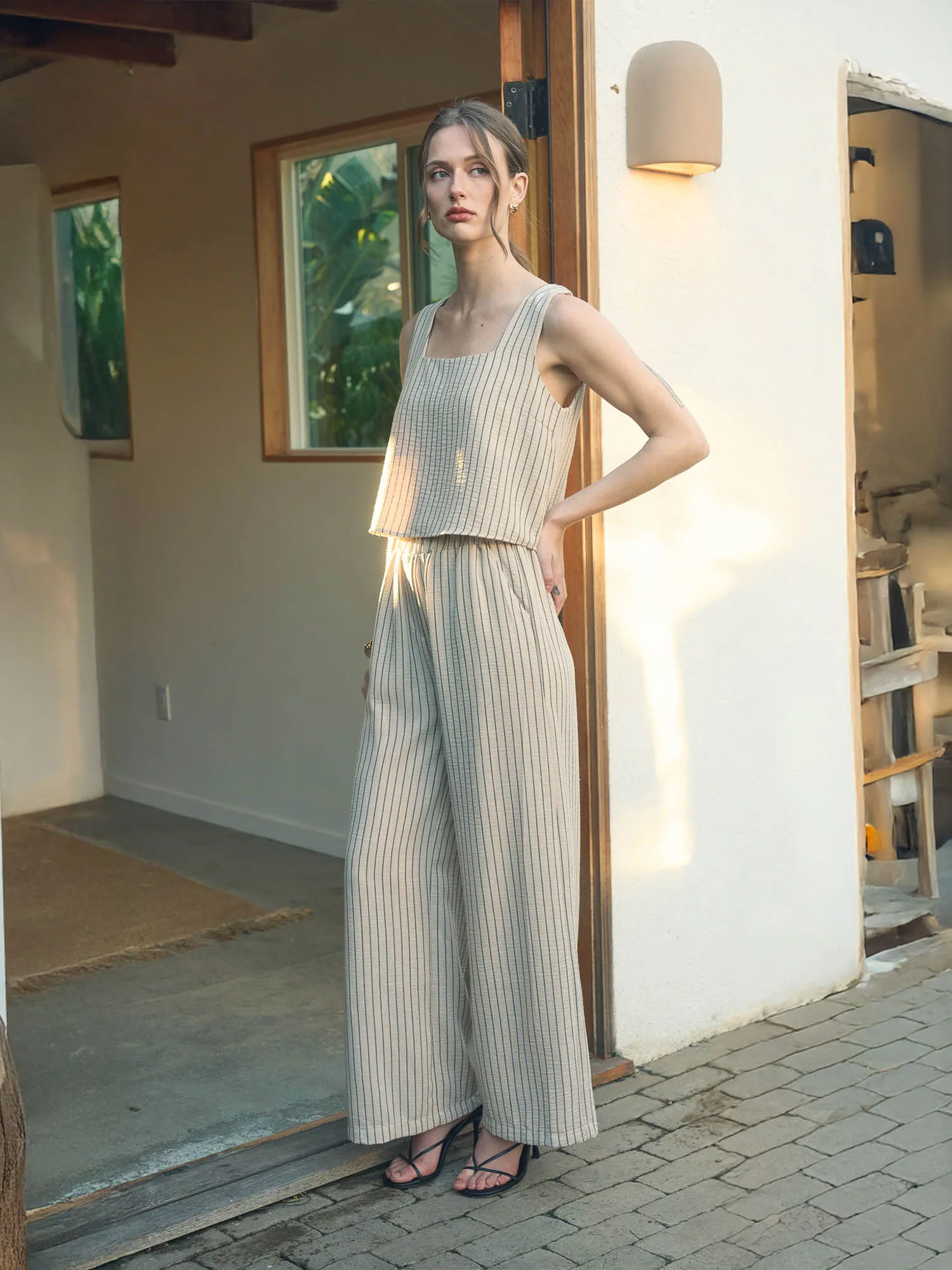Striped Linen Pant - Image 5
