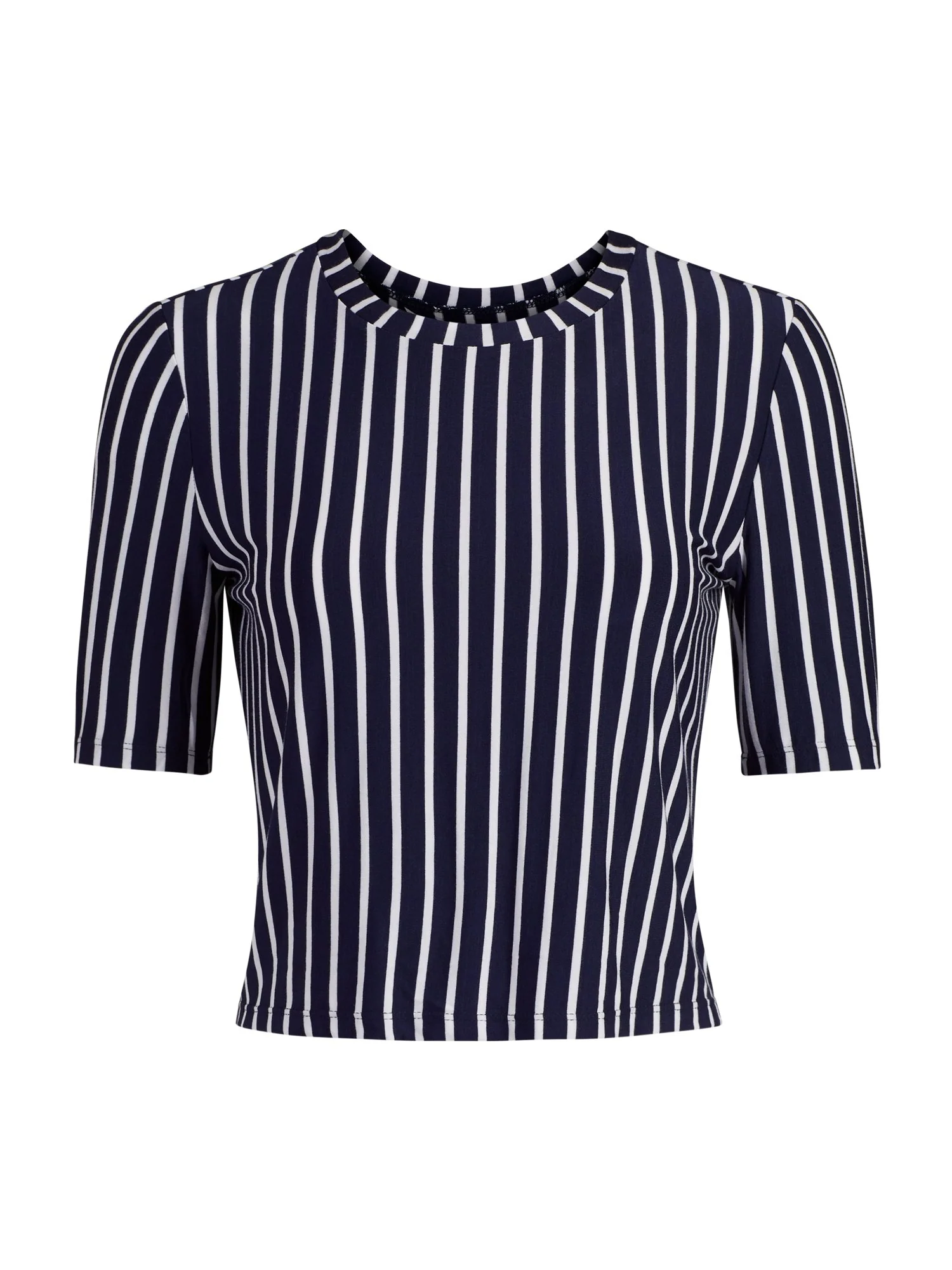 Striped Open Twist-Back Tee - Image 6