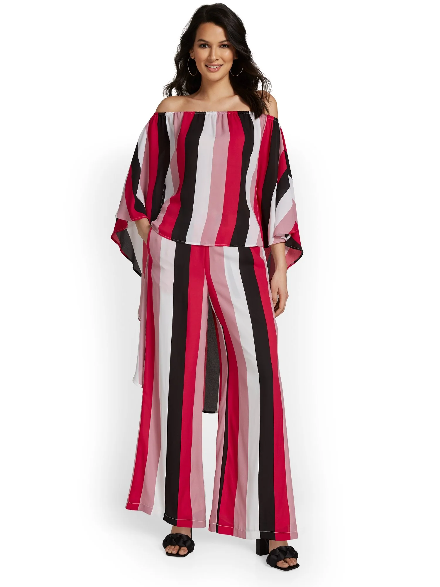 Striped Palazzo Pant - Image 4