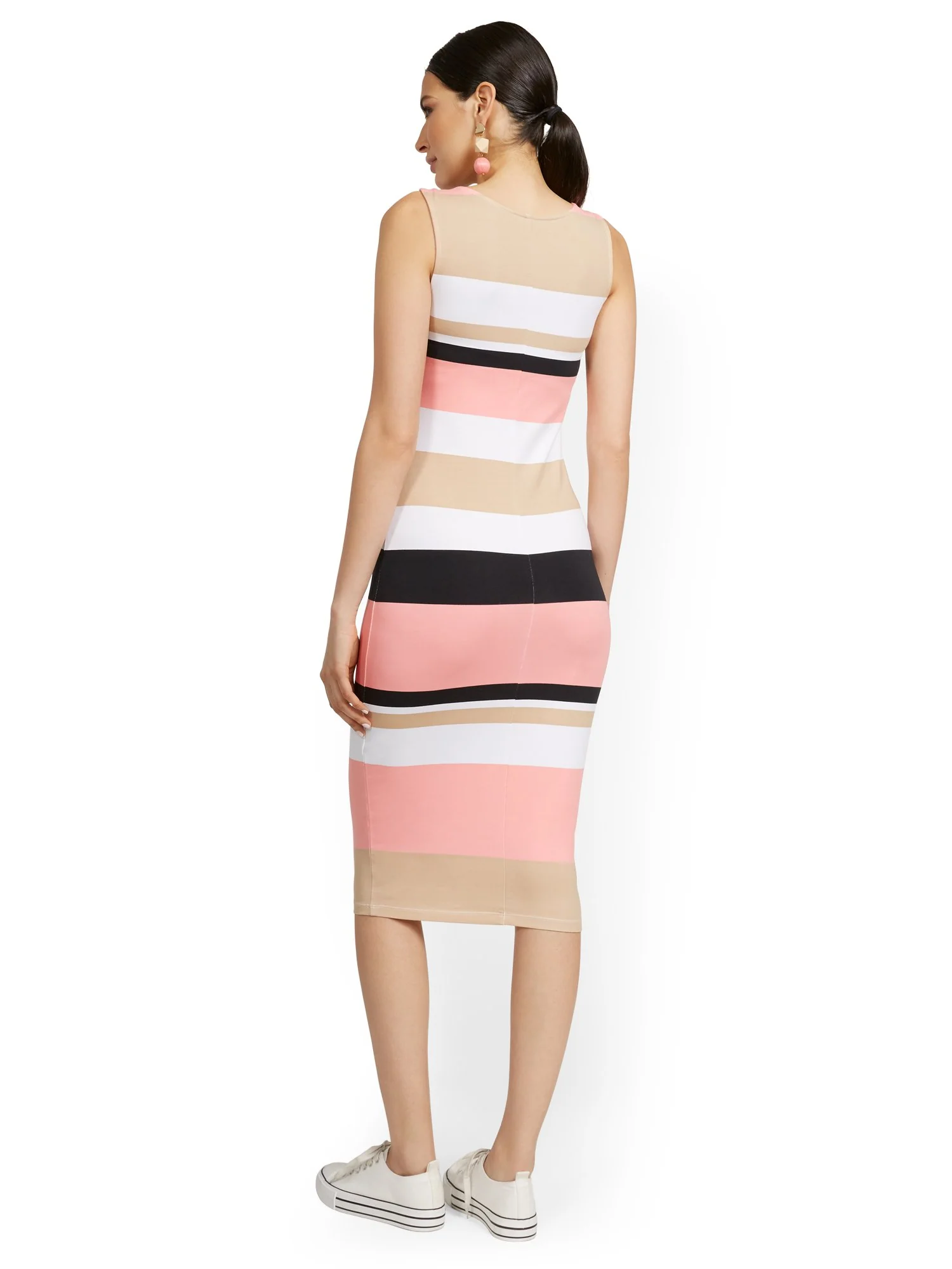 Striped Tank Midi Dress - Everyday Collection - Image 3