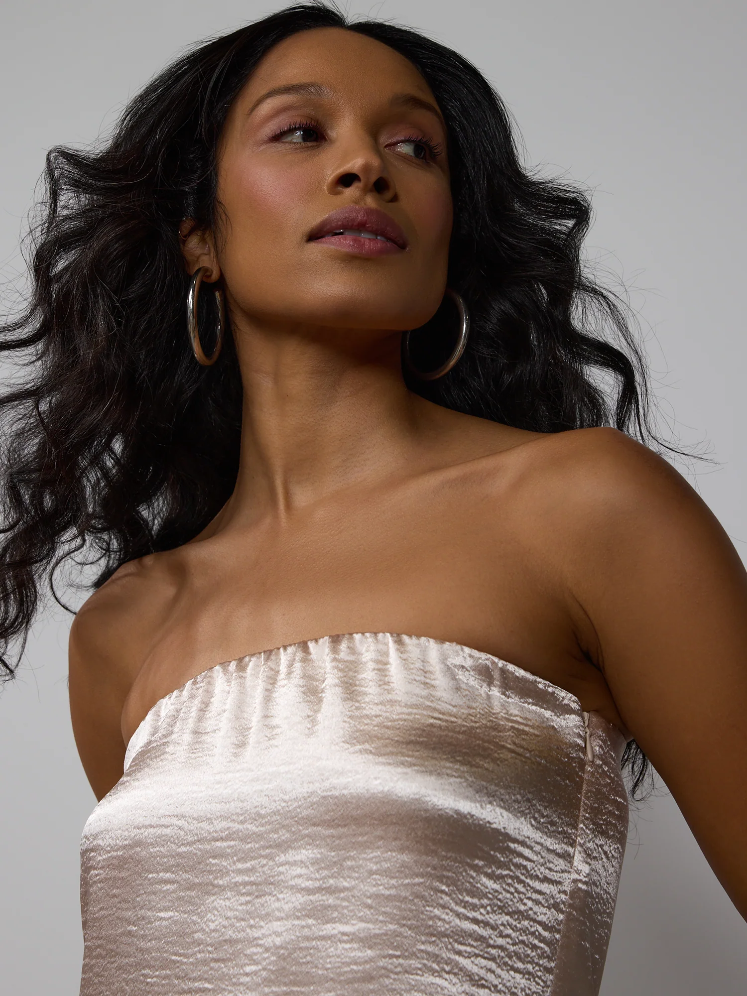 Strapless Liquid Shine Top - Image 4