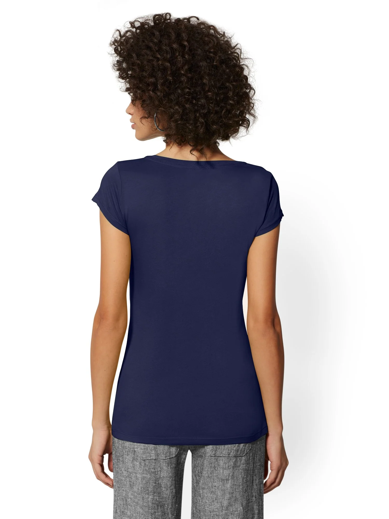 Studded 'Queen Mom' Graphic Logo Tee - Image 3