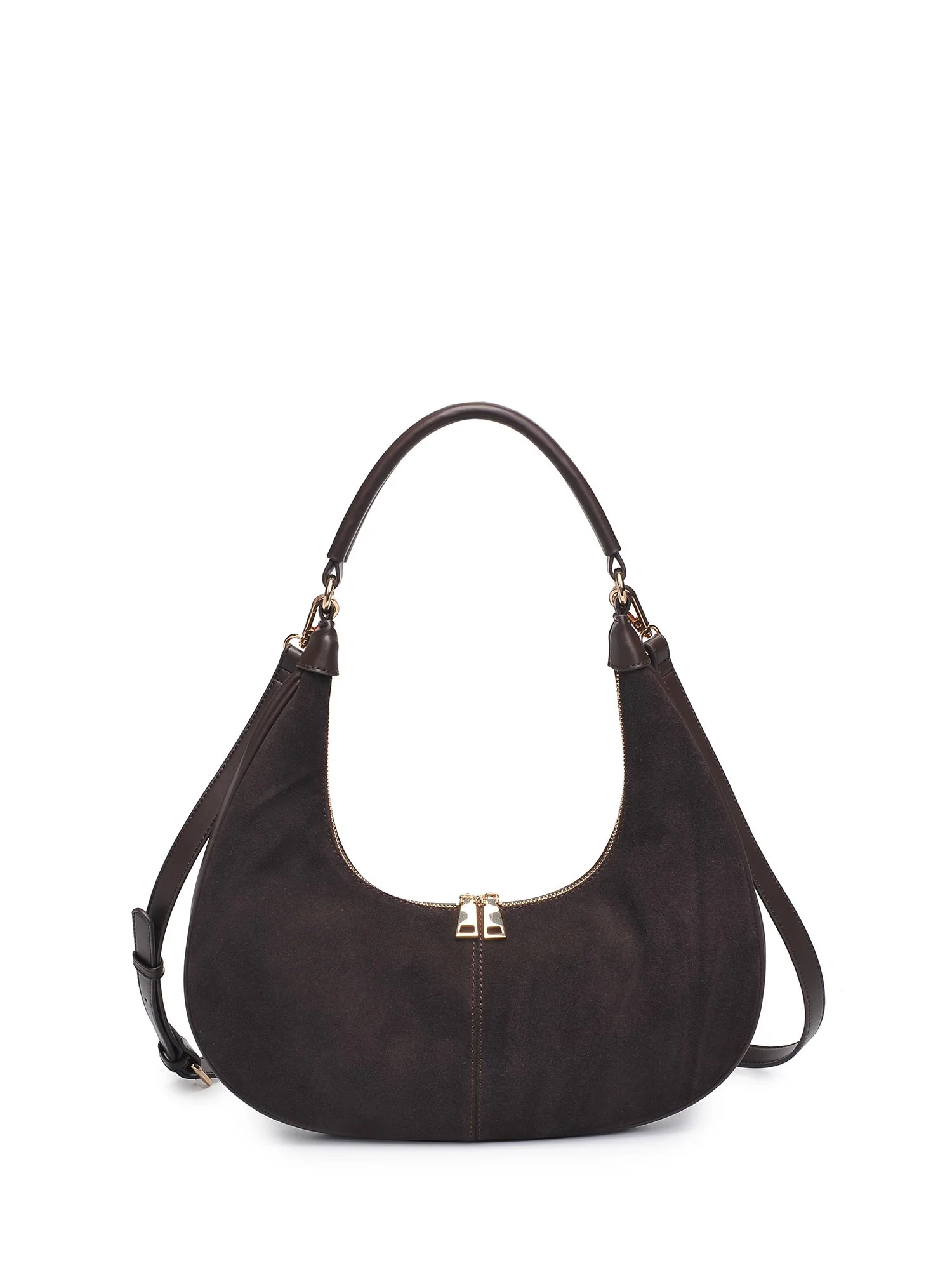 Moda Luxe Suede Front Baguette Shoulder Bag - Brands We Love - Image 2