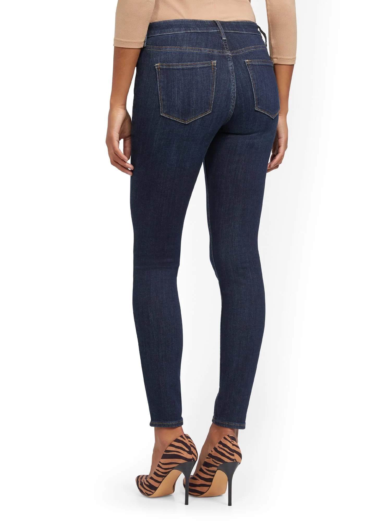 Sunday Mid-Rise Super-Skinny Jeans - Blue Myth - Image 3