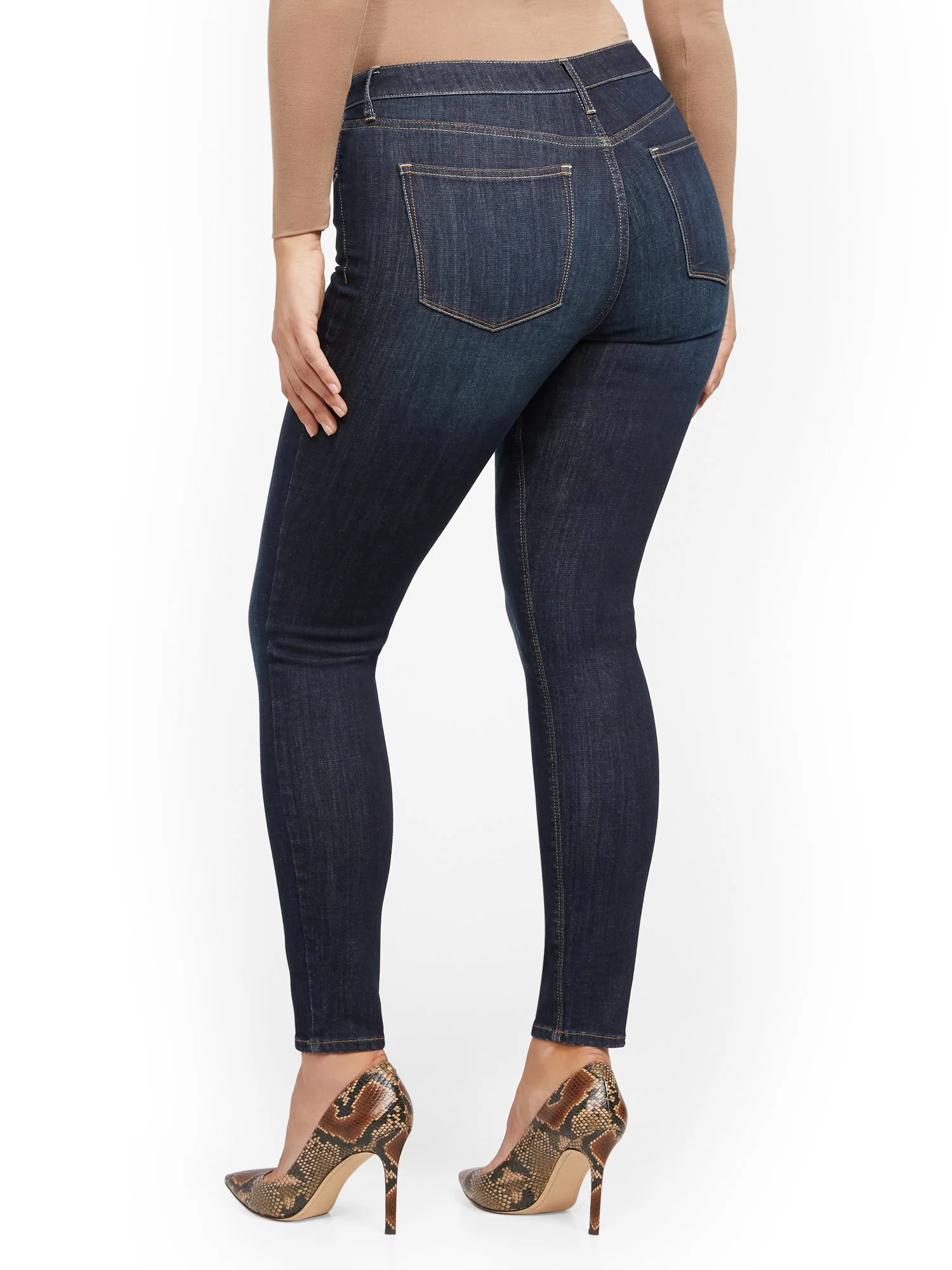 Sunday Mid-Rise Super-Skinny Jeans - Blue Myth - Image 7
