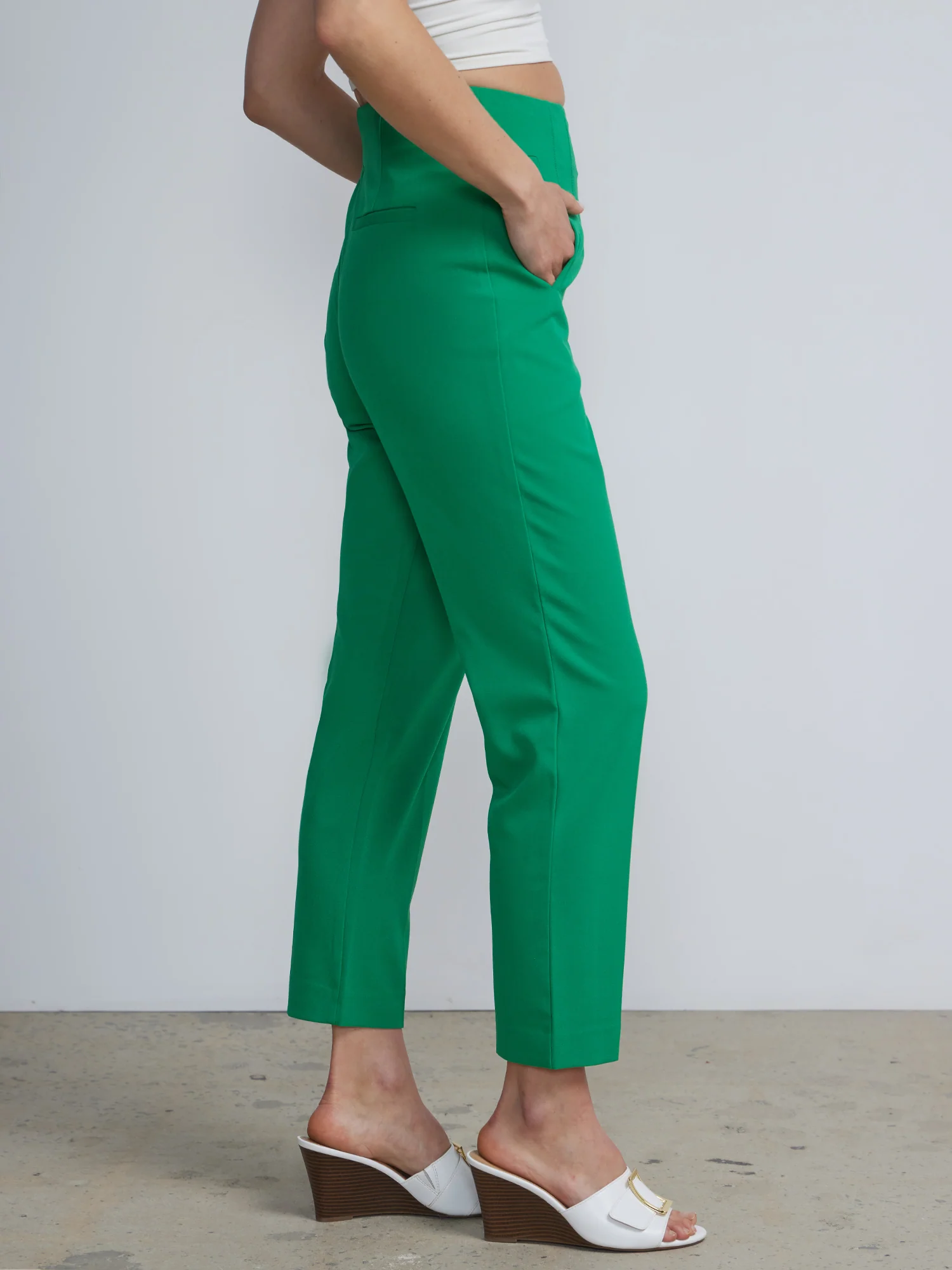 Super High-Rise Seam-Front Ankle Pant - Essential Stretch - Image 12